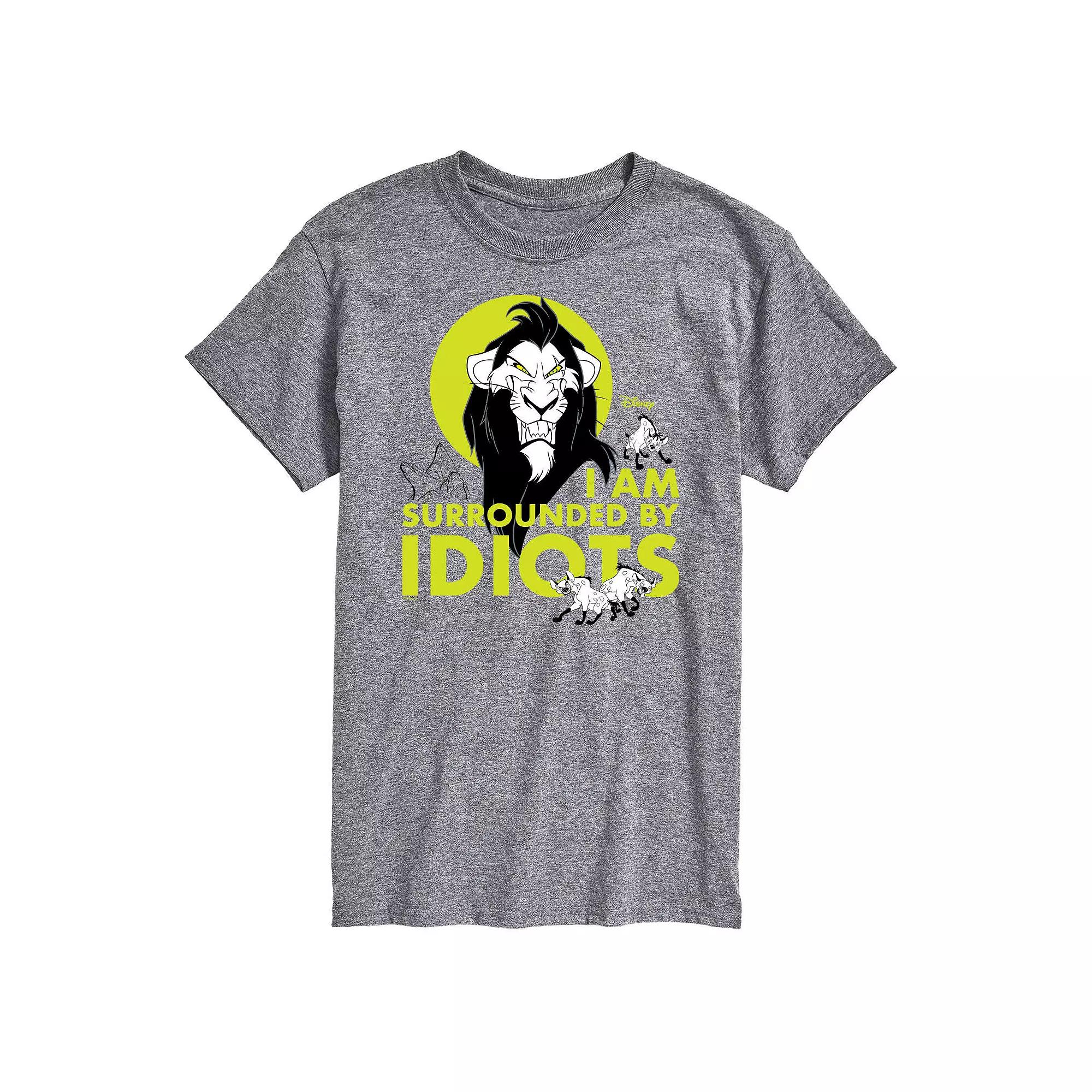 Disney's The Lion King Big & Tall Surrounded By Idiots Graphic Tee, Men's,  Product Image