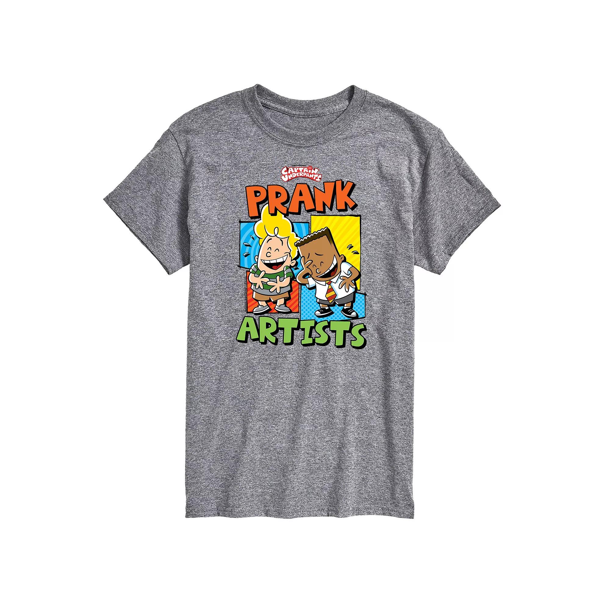 Men's Captain Underpants Prank Artists Graphic Tee,  Product Image