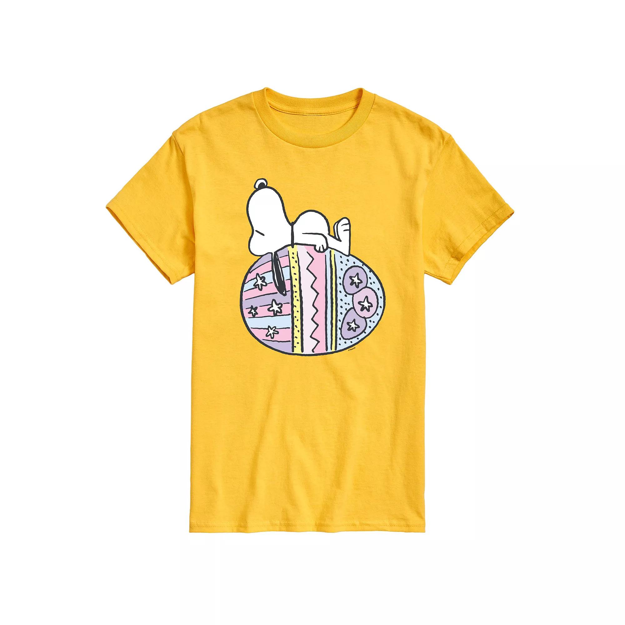 Men's Peanuts Snoopy Easter Egg Graphic Tee,  Product Image