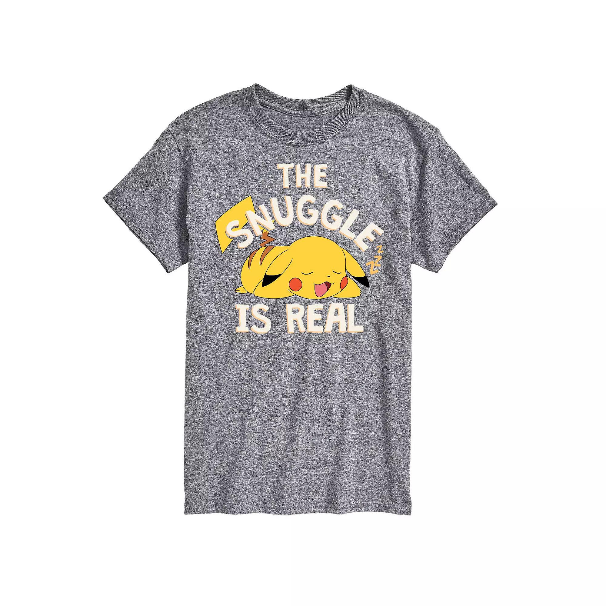 Big & Tall Pokémon The Snuggle Pikachu Graphic Tee, Men's,  Product Image