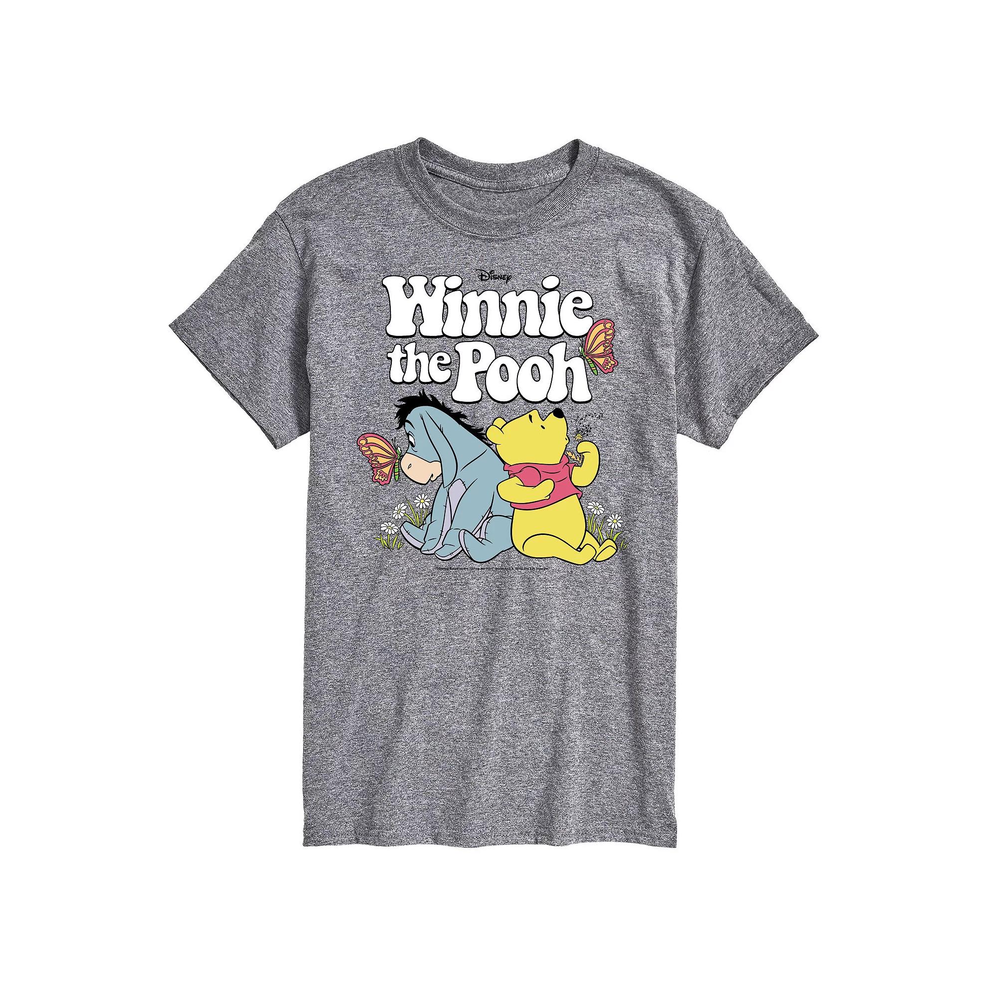 Disney's Winnie the Pooh Big & Tall Retro Characters Graphic Tee, Men's,  Product Image