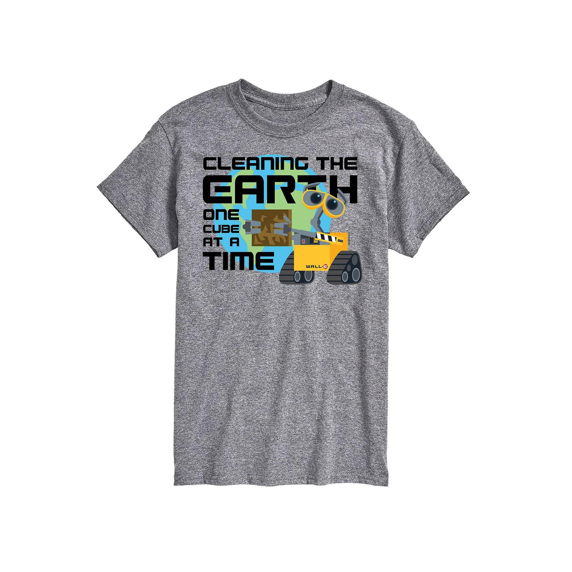 Disney's Wall-E Big & Tall Cleaning Earth Graphic Tee, Men's,  Product Image