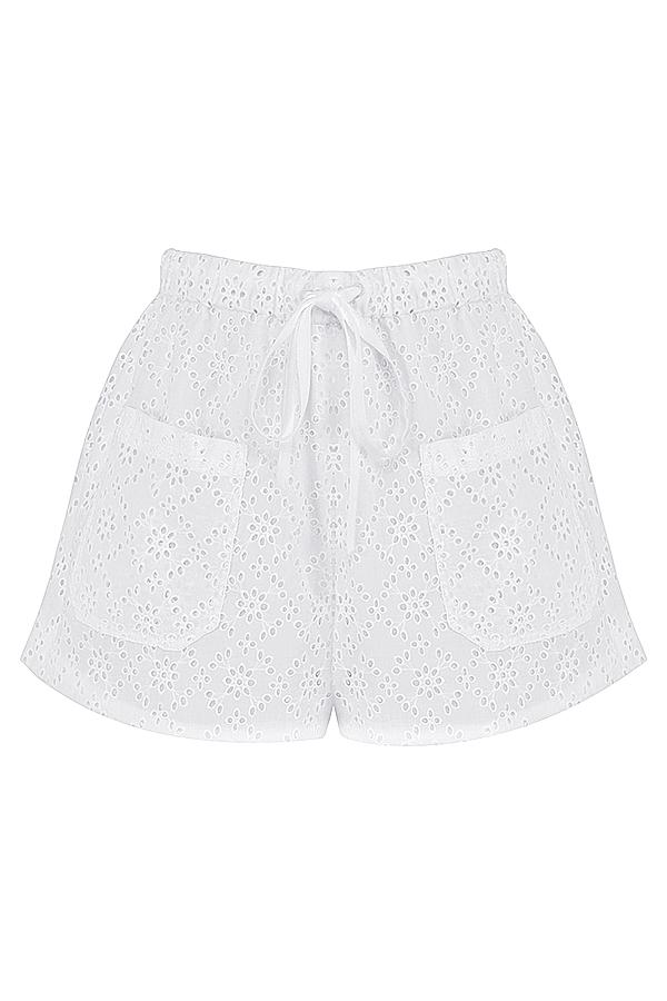Mae  white broderie anglaise shorts Product Image
