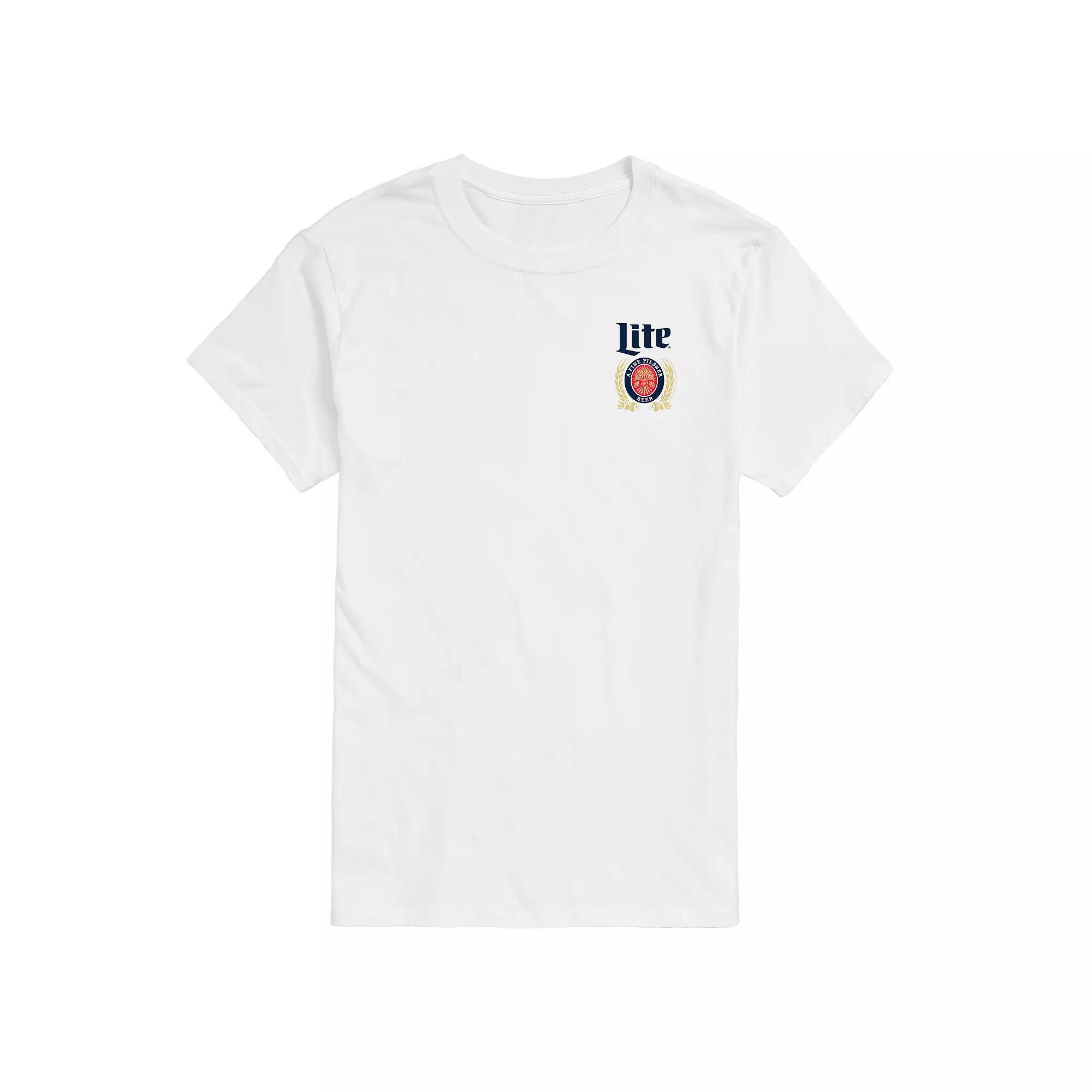 Big & Tall Miller Lite Crest Logo Graphic Tee, Men's,  Product Image