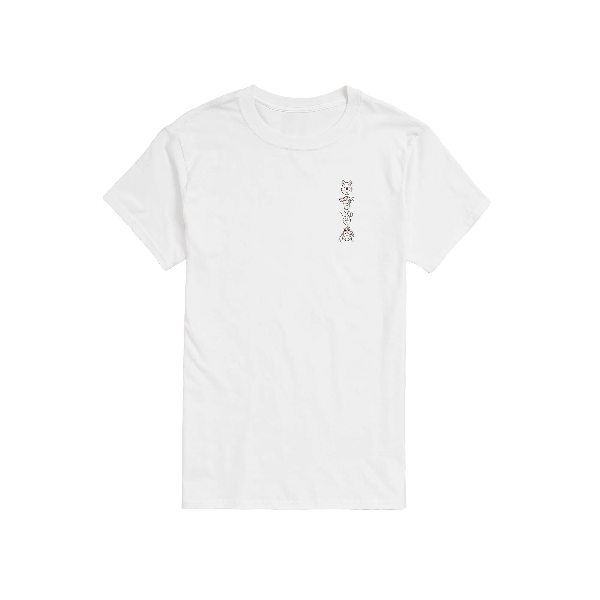 Disney's Winnie the Pooh Big & Tall Character Faces Graphic Tee, Men's,  Product Image