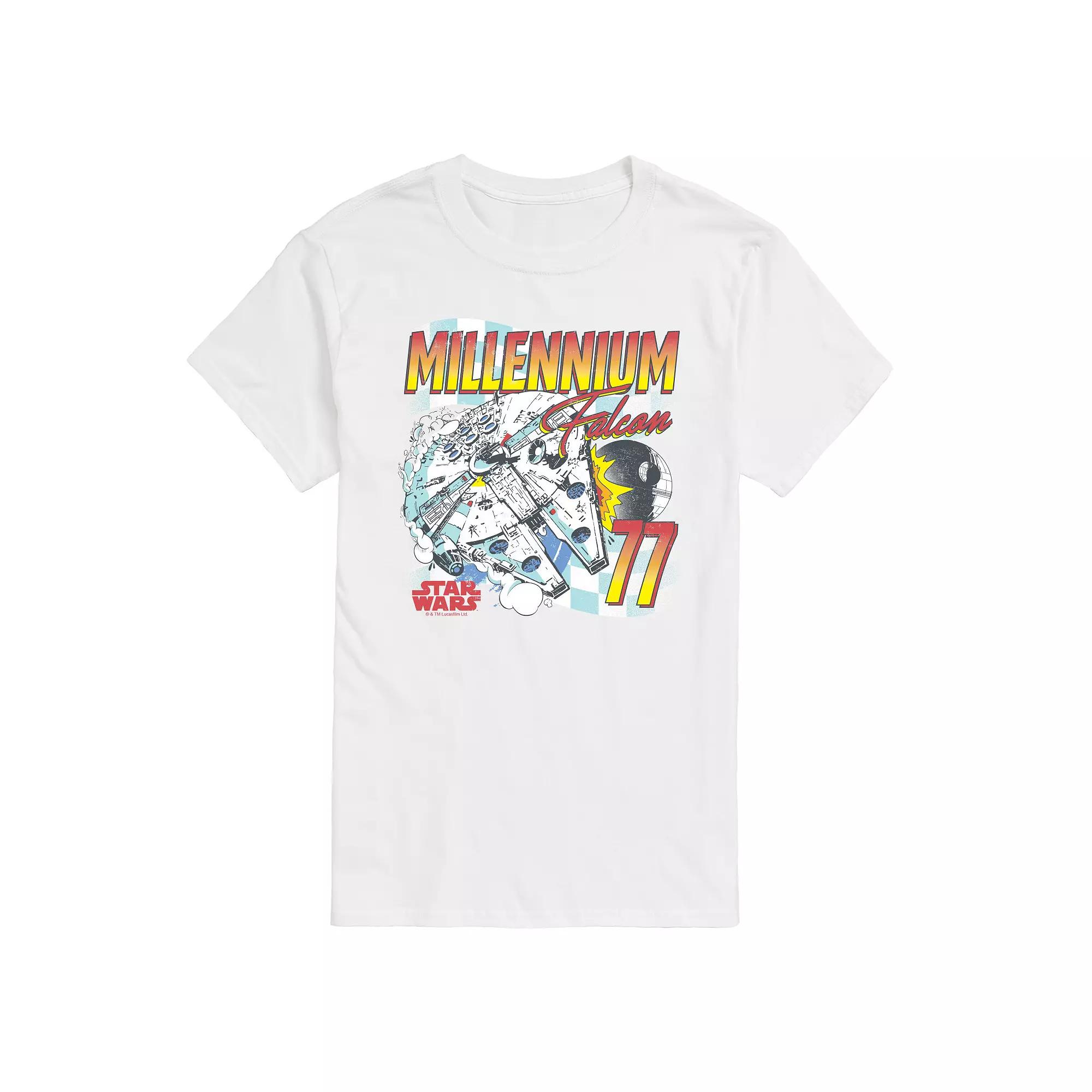 Men's Star Wars Millennium Falcon Vintage Graphic Tee,  Product Image