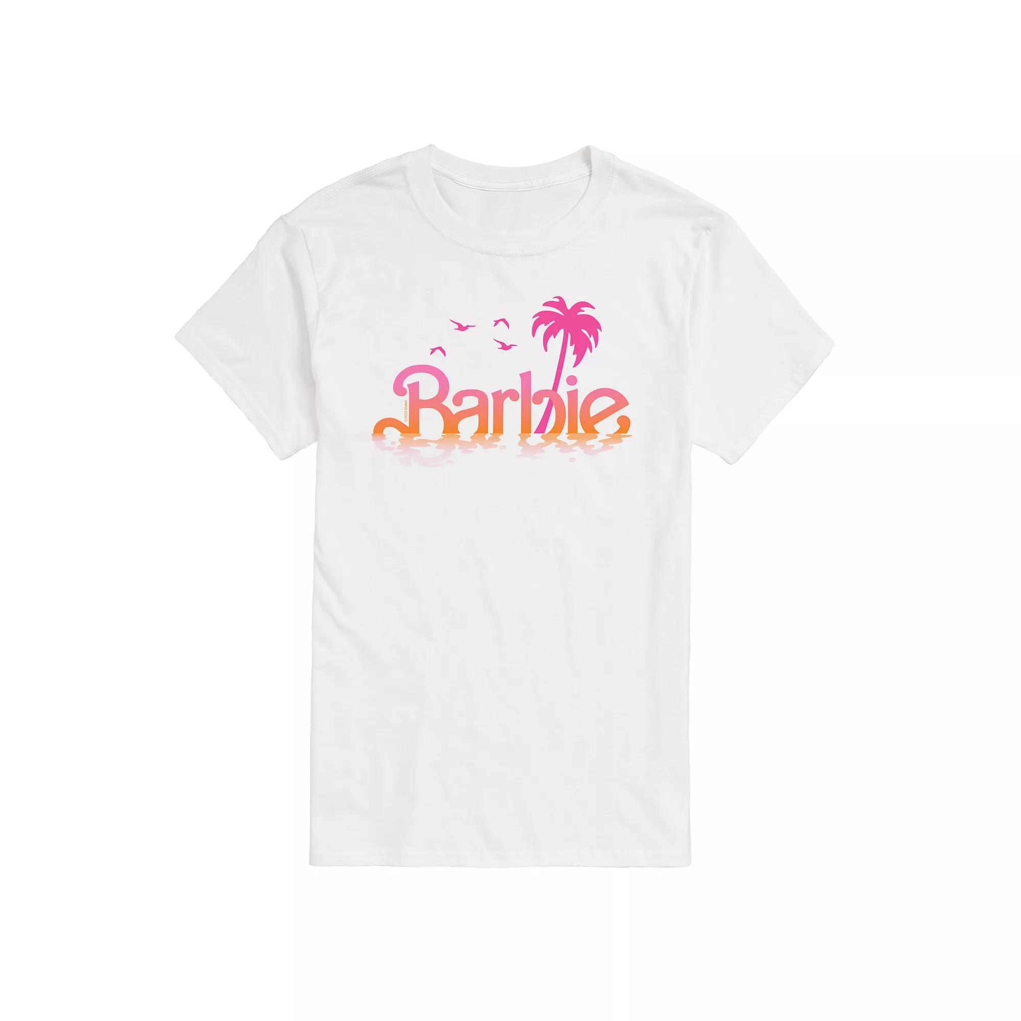 Big & Tall Barbie® Logo Water Reflection Graphic Tee, Men's,  Product Image