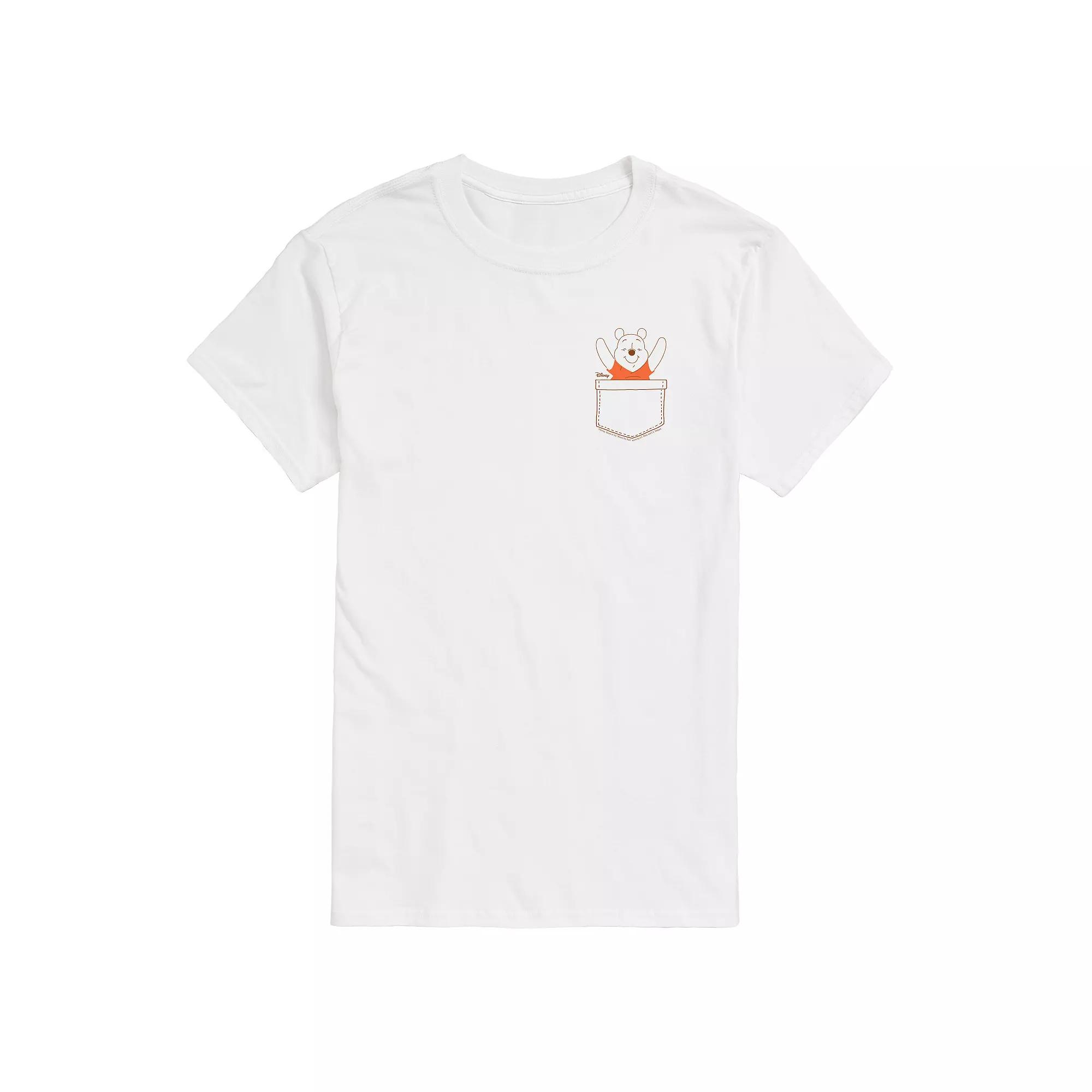 Disney's Winnie the Pooh Big & Tall Pocket Graphic Tee, Men's,  Product Image