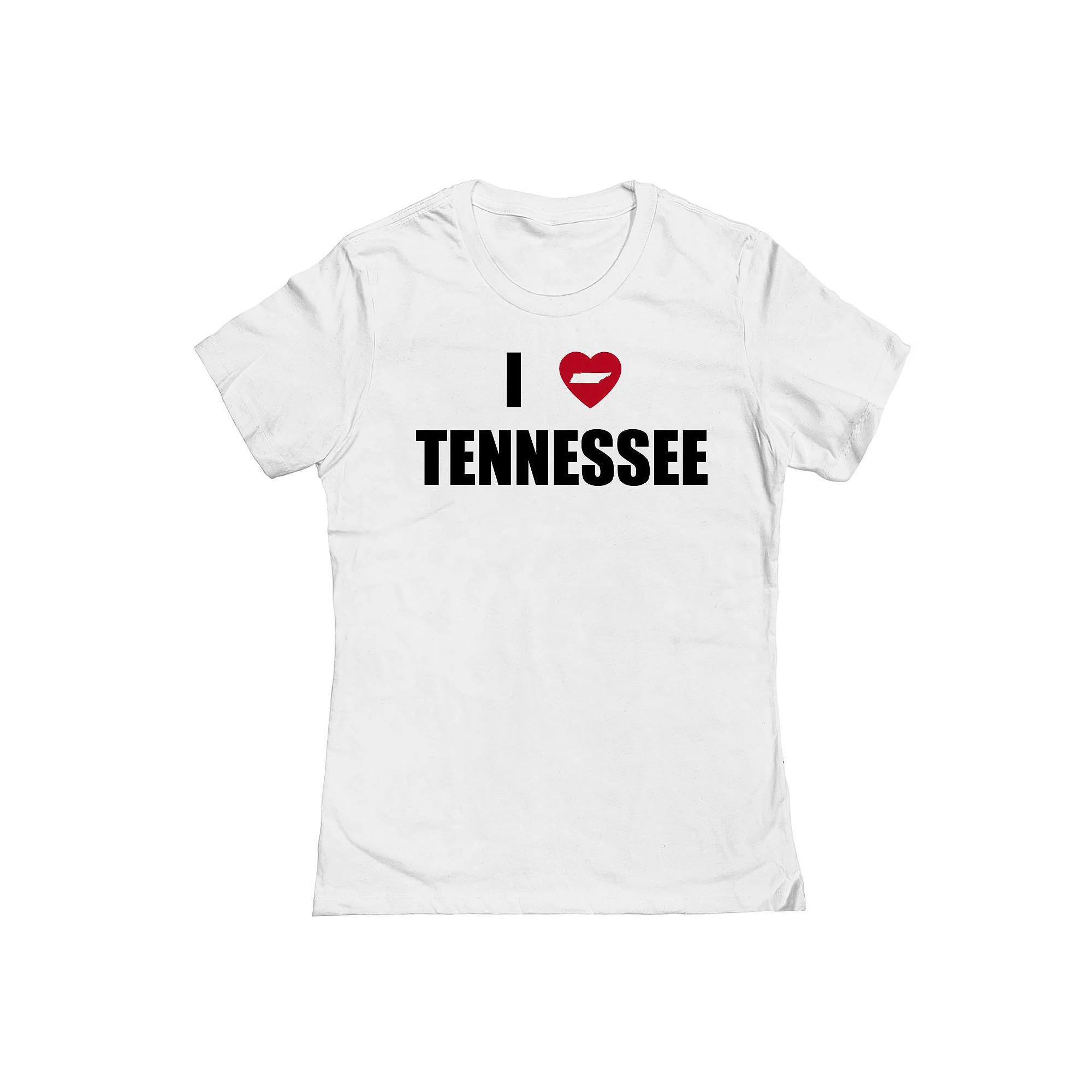 Junior's I Heart Tennessee Graphic Tee, Women's,  Product Image