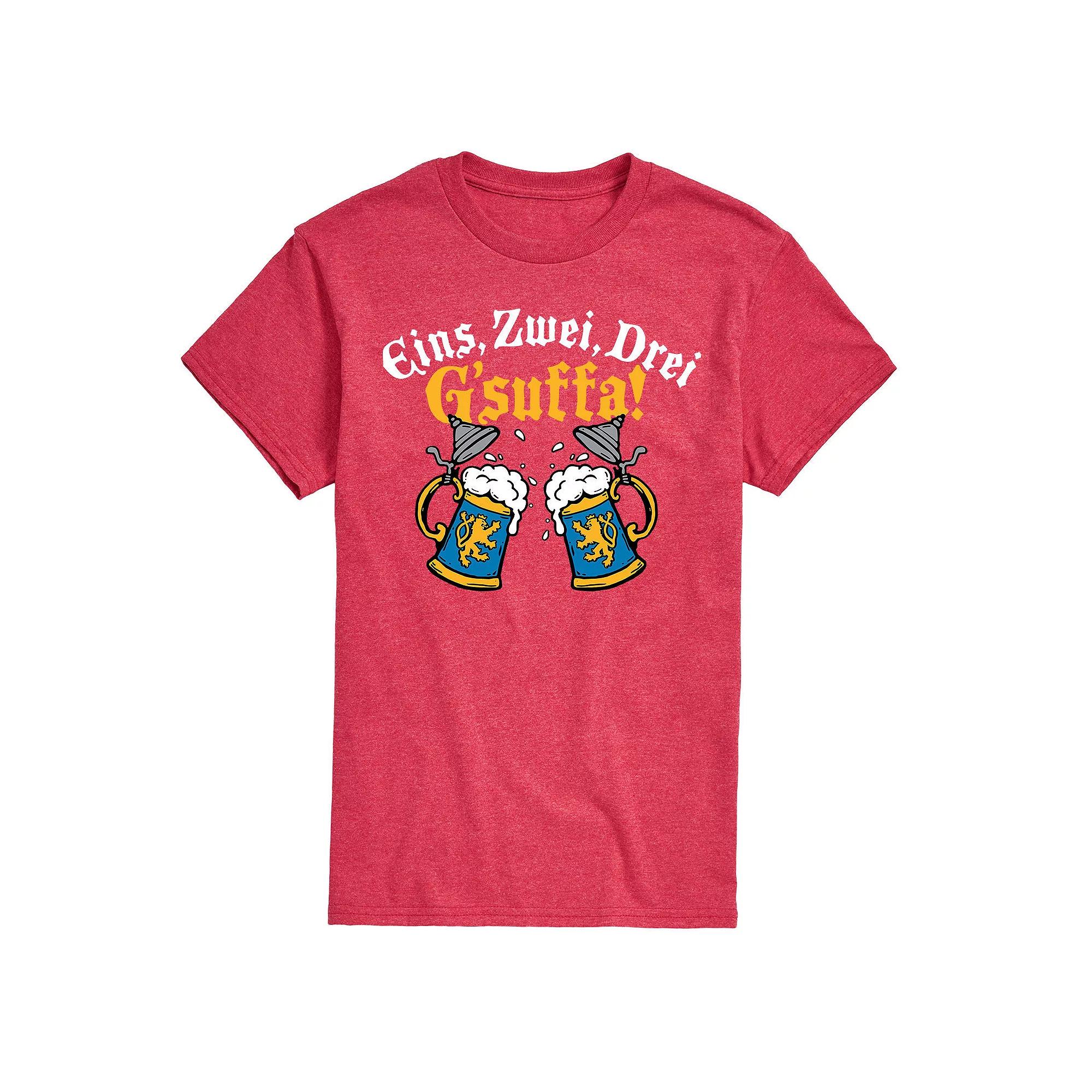 Men's Eins Zwei Drei Gsuffa Oktoberfest Tee,  Product Image