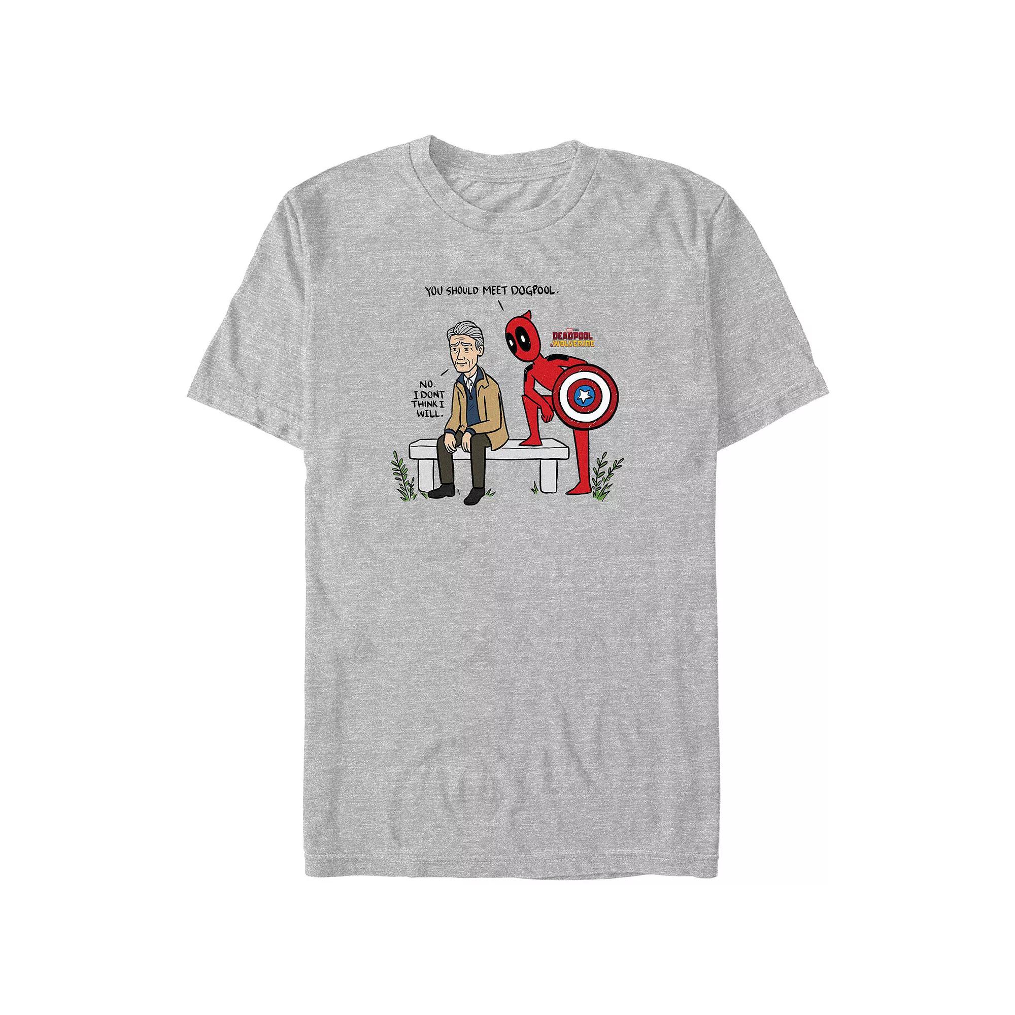 Big & Tall Marvel Deadpool & Wolverine You Should Meet Dogpool Graphic Tee, Men's,  Product Image