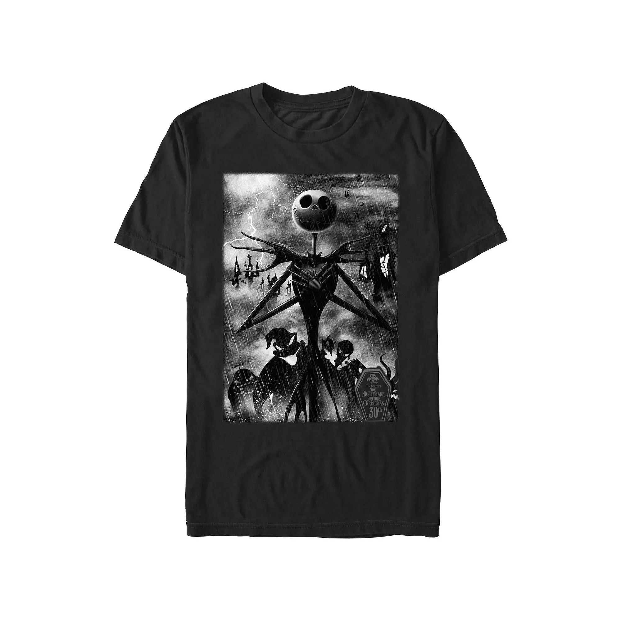 Disney's The Nightmare Before Christmas Night Rain Men's Graphic Tee,  Product Image