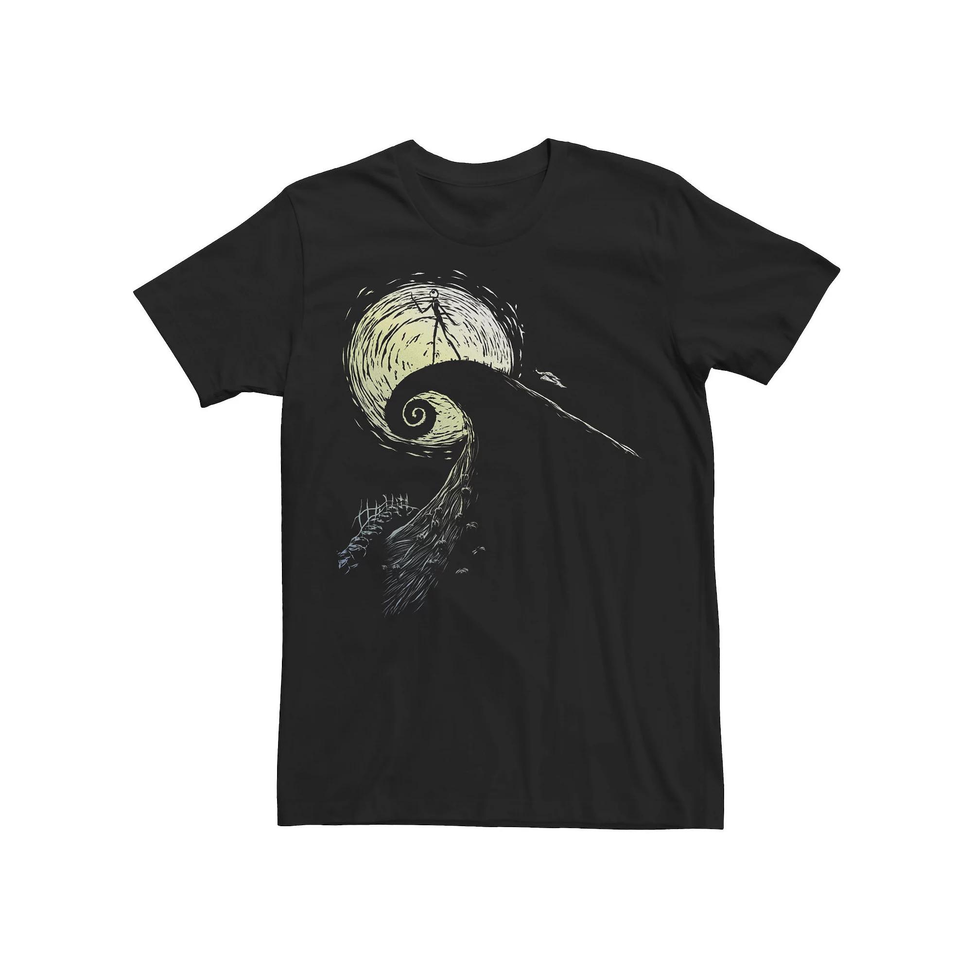 Disney's The Nightmare Before Christmas Jack Skellington Men's Spiral Hill Tee,  Product Image