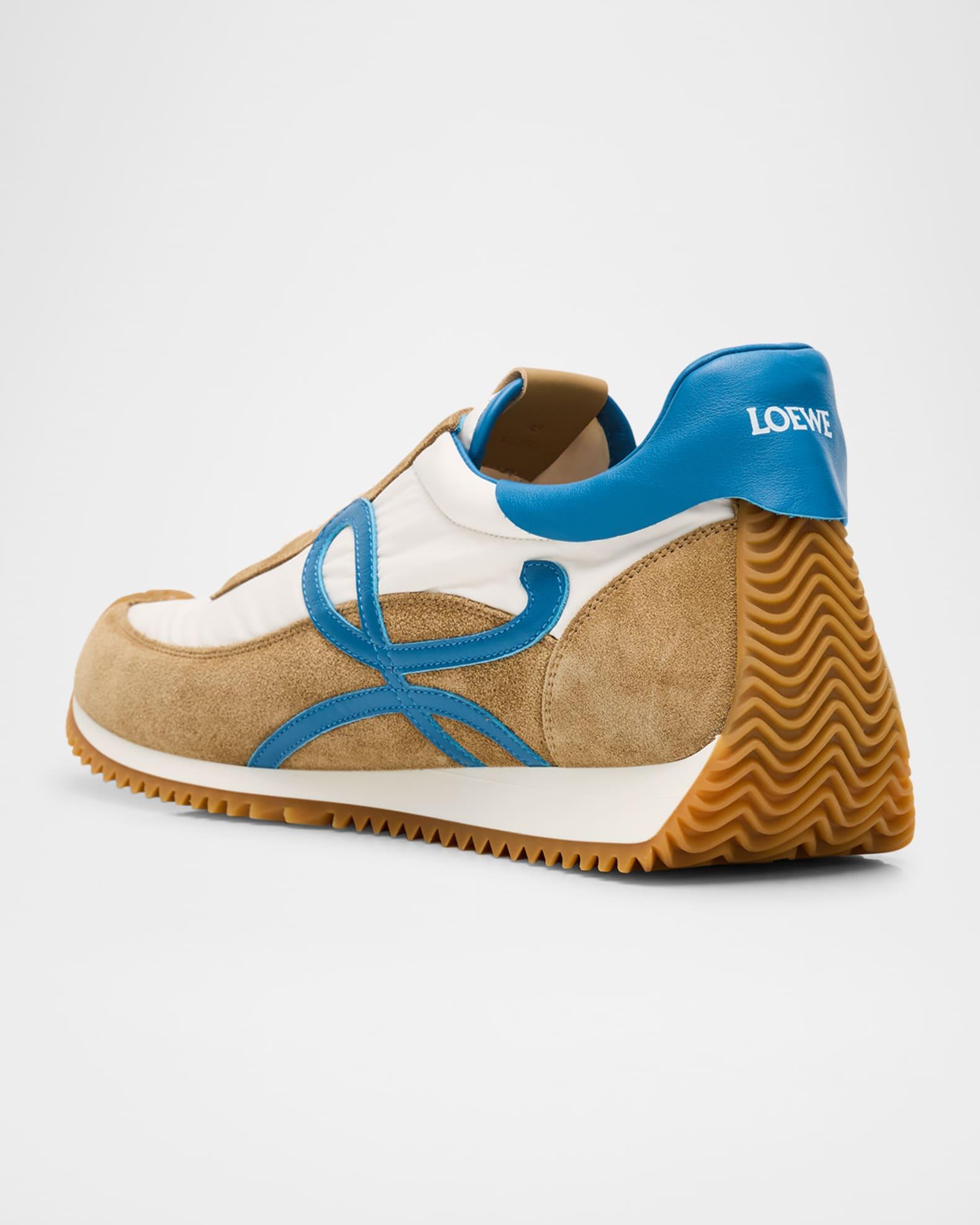 Men's Flow Runner 2.0 Nylon and Suede Sneakers Product Image