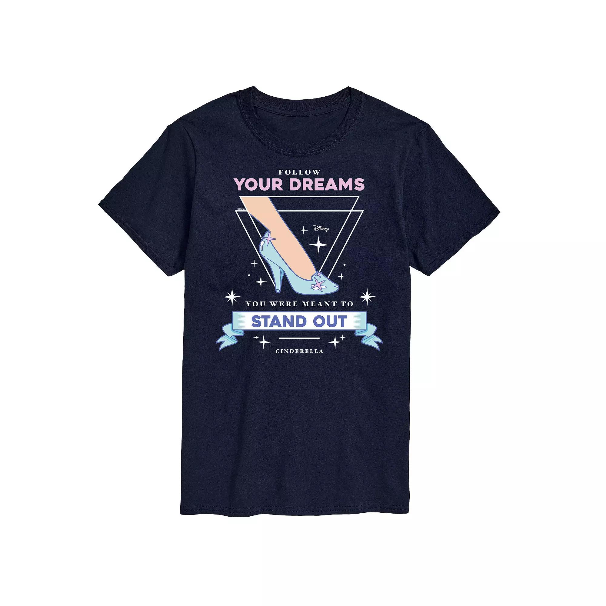 Disney Princess Big & Tall Cinderella Follow Dreams Graphic Tee, Men's,  Product Image