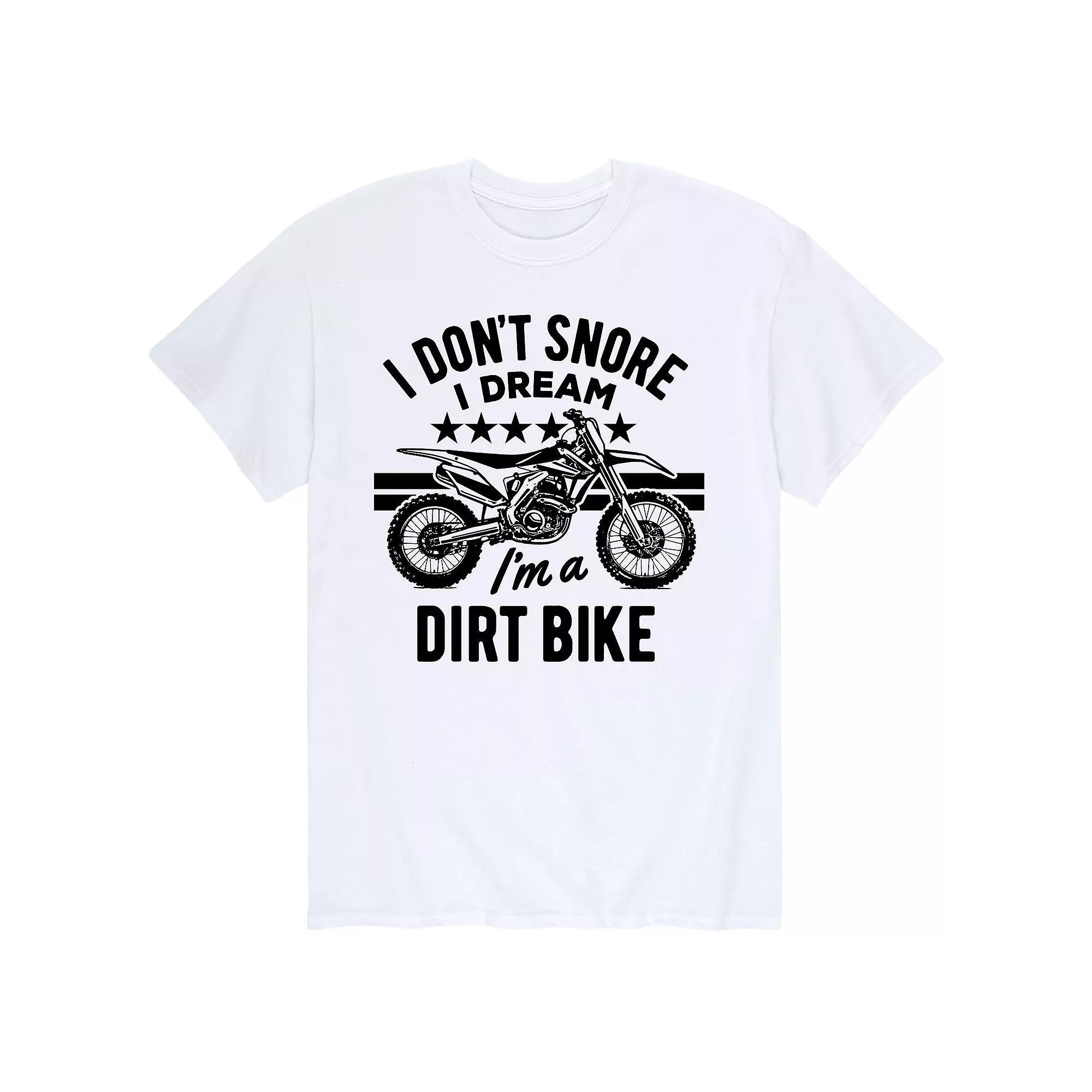Men's I Dont Snore Dream Dirt Bike Tee,  Product Image