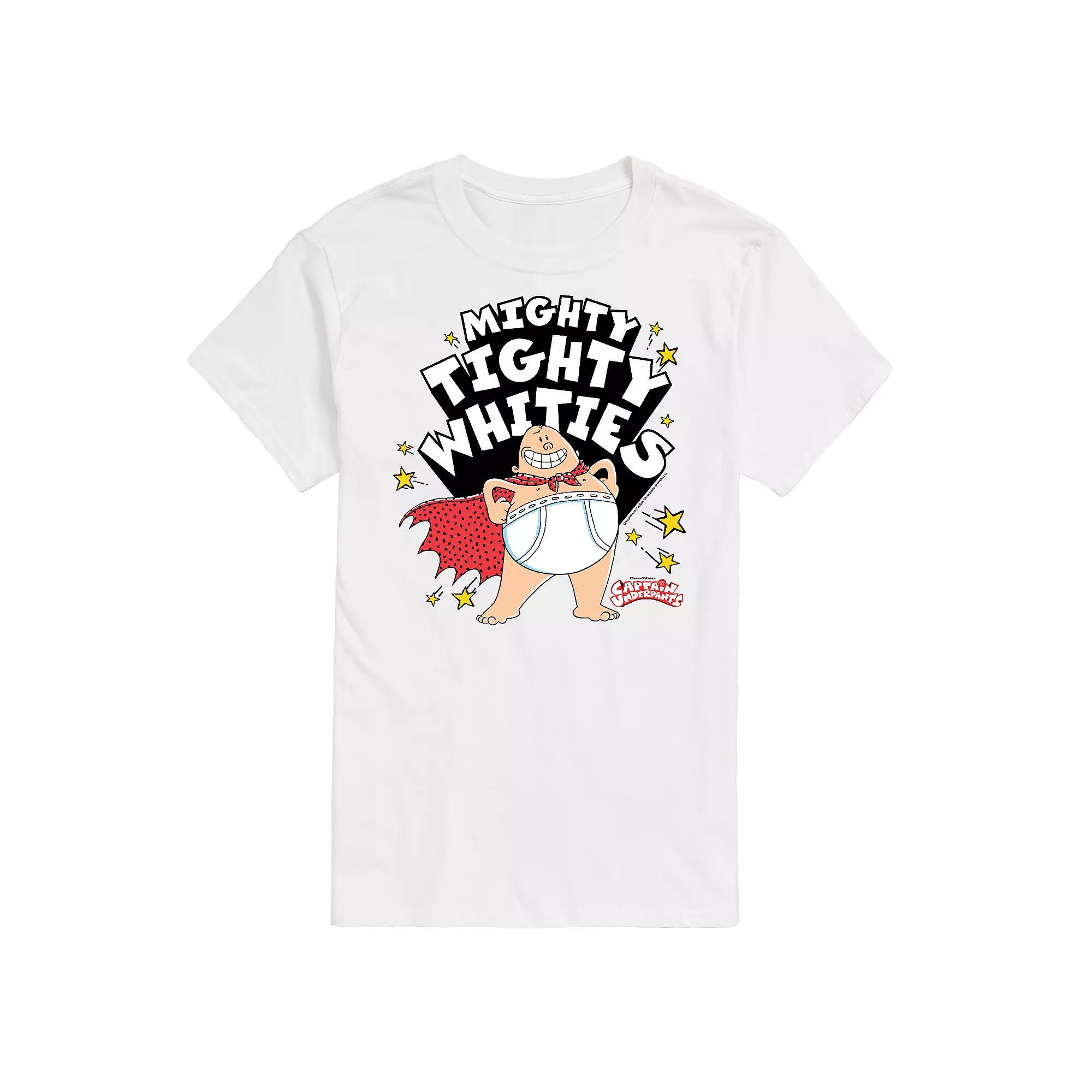 Big & Tall Captain Underpants Tighty Whities Graphic Tee, Men's,  Product Image