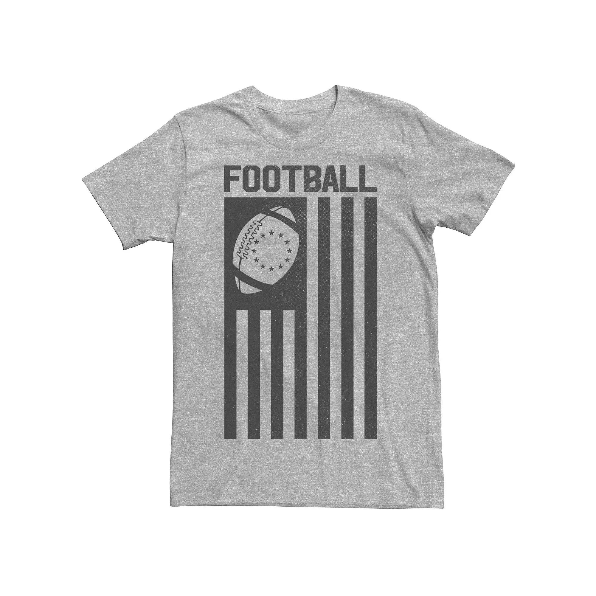 Men's Football Flag Graphic Tee,  Product Image