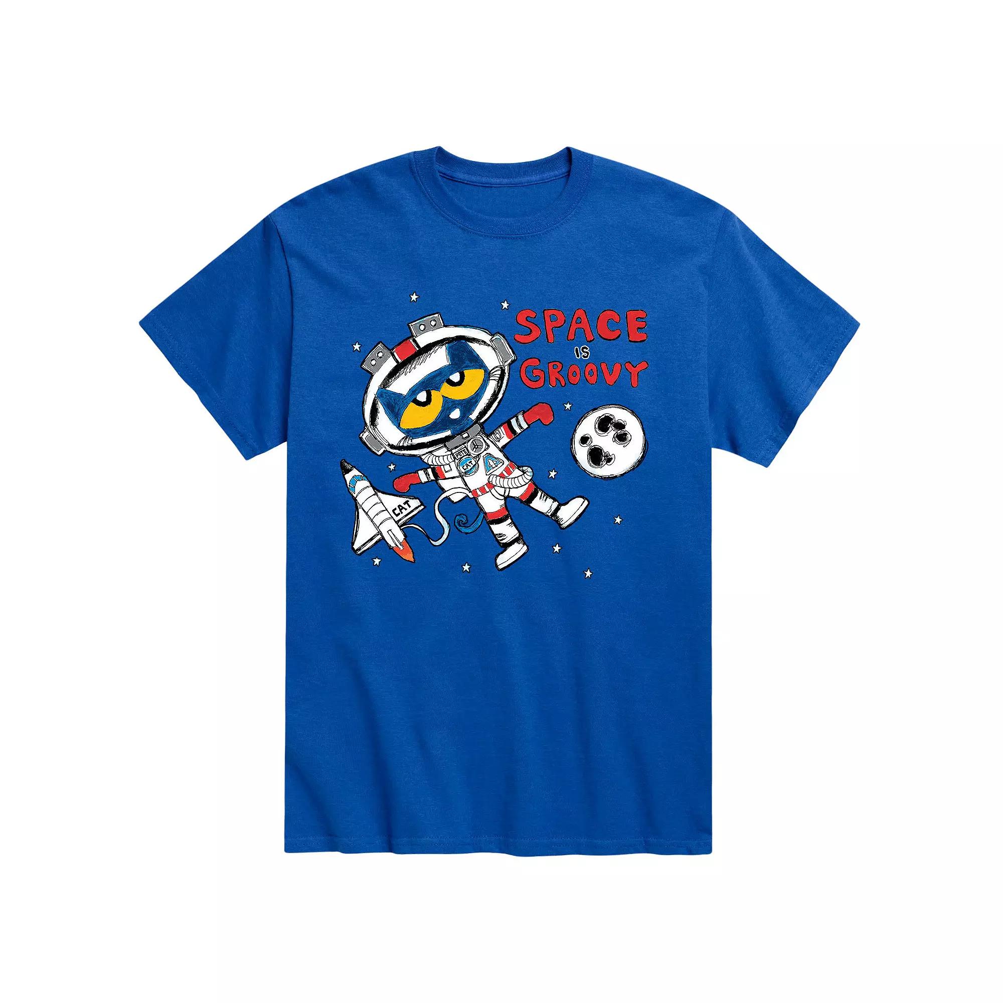 Men's Pete The Cat Space Is Groovy Tee,  Product Image