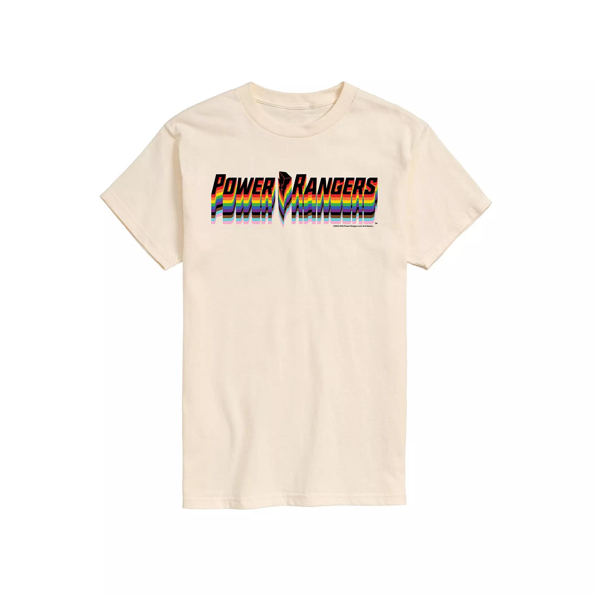 Men's Power Rangers Pride Logo Graphic Tee,  Product Image