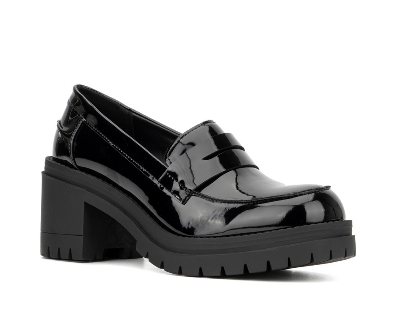 Women's New York and Company Penni Heeled Loafers Product Image