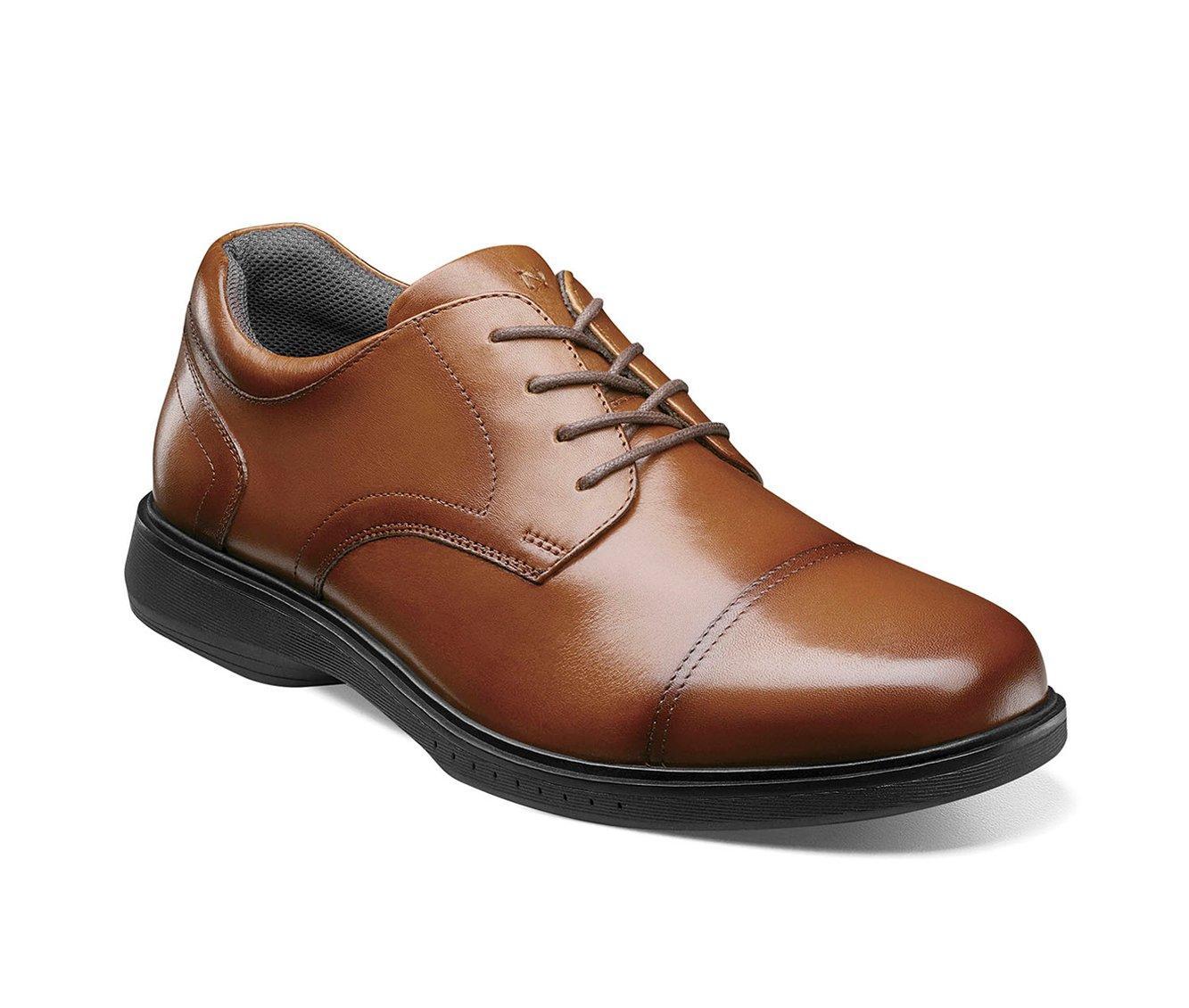 Men's Nunn Bush Kore Pro Cap Toe Slip-Resistant Oxfords Product Image