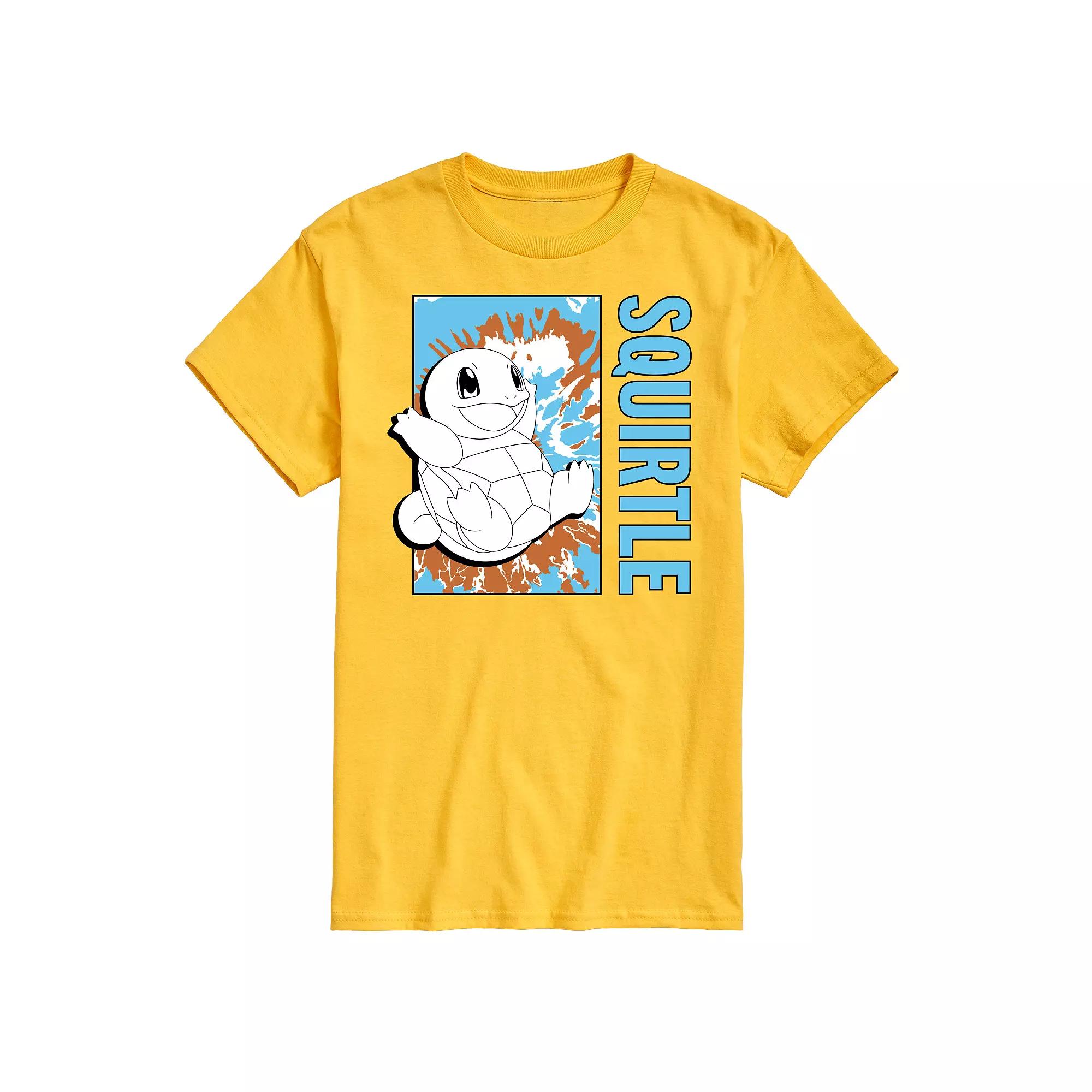 Men's Pokemon Tie Dye Squirtle Tee,  Product Image