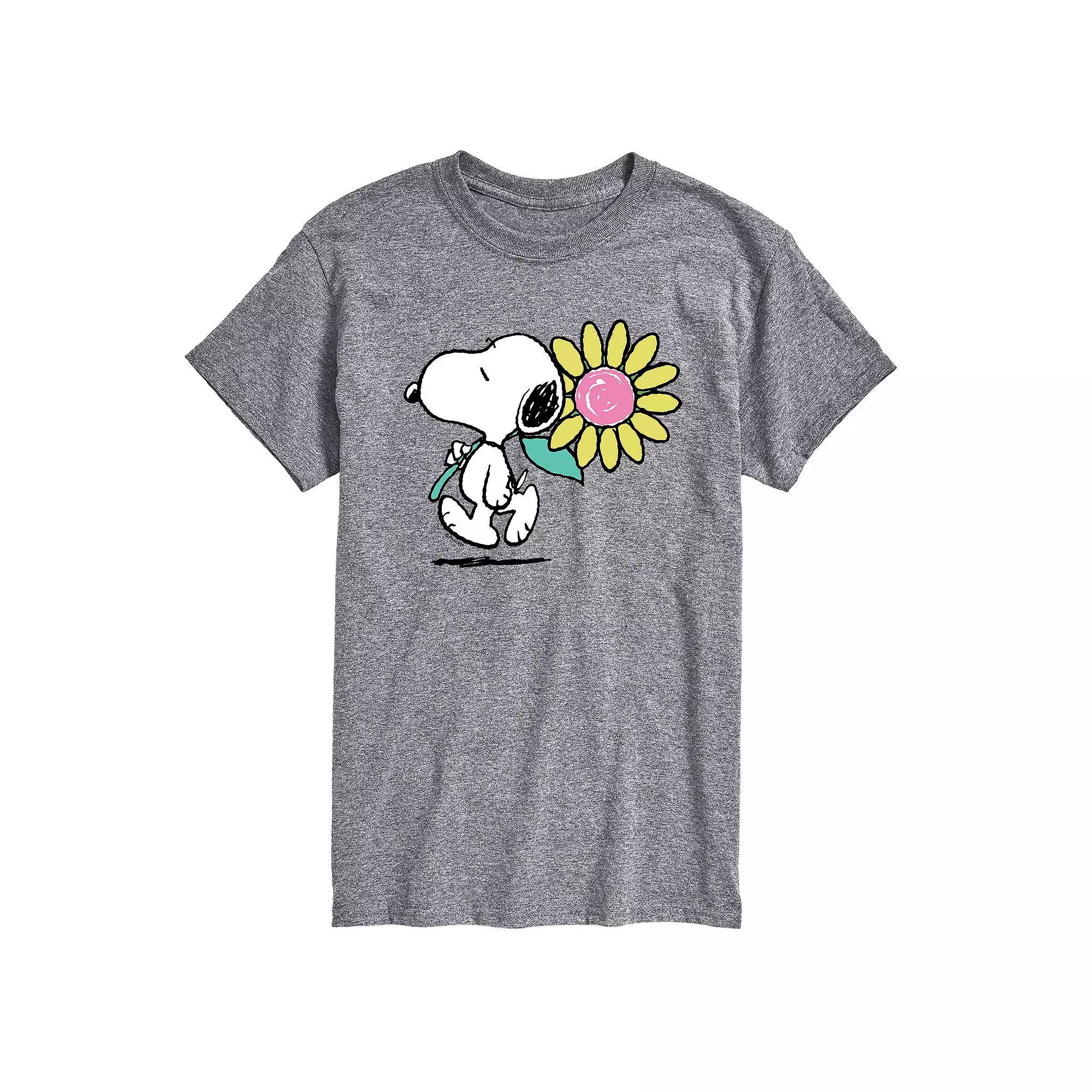 Big & Tall Peanuts Snoopy Daisy Graphic Tee, Men's,  Product Image