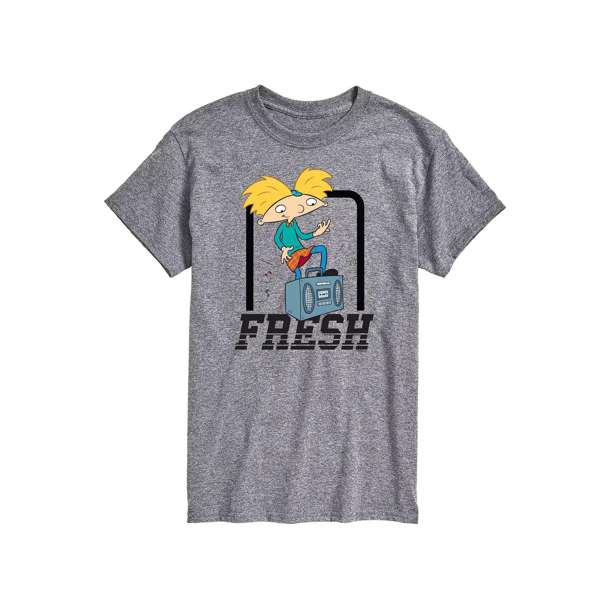 Big & Tall Hey Arnold! "Fresh" Boombox Graphic Tee, Men's,  Product Image