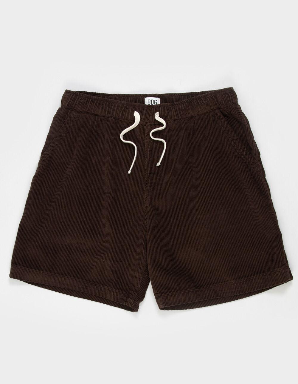 BDG Urban Outfitters Mens Cord Shorts - BROWN Product Image