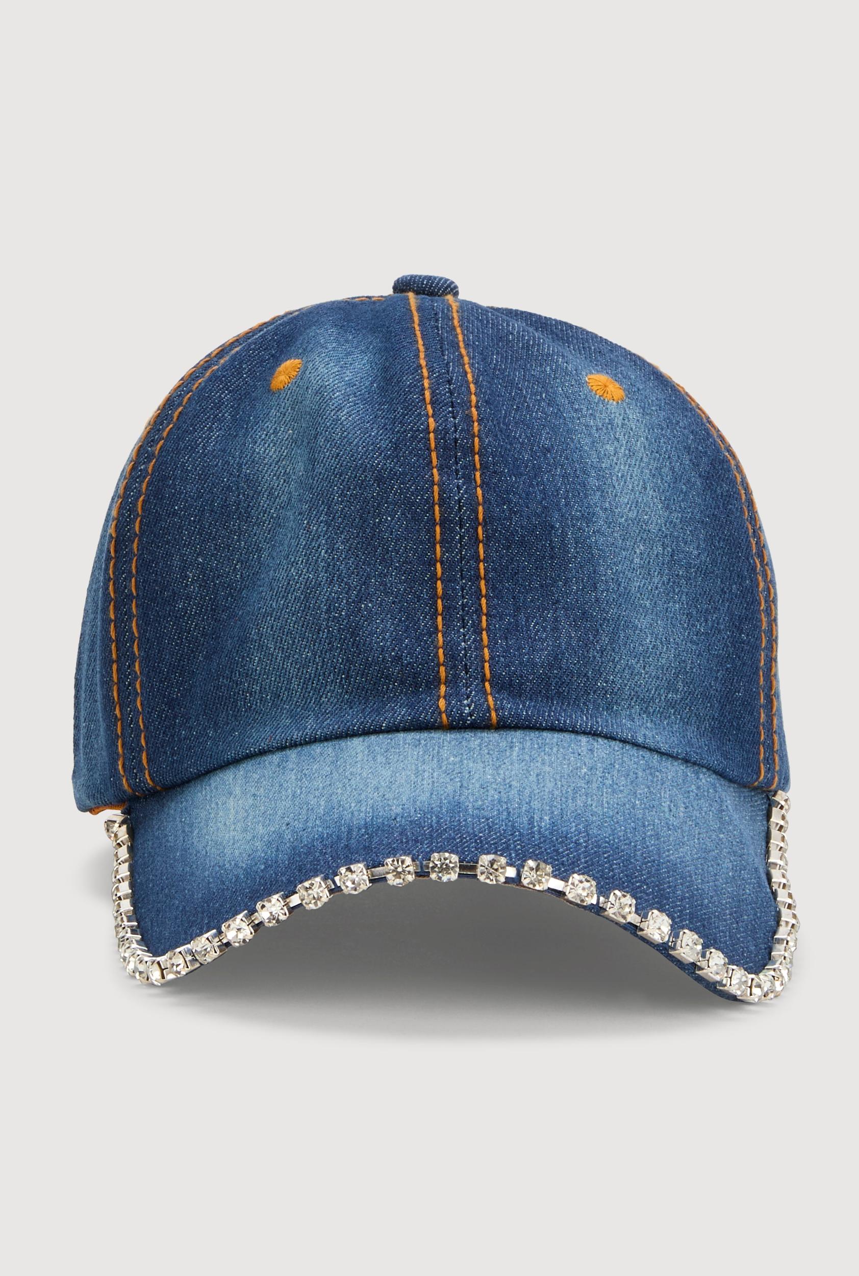 Rhinestone Trim Baseball Hat Female Product Image