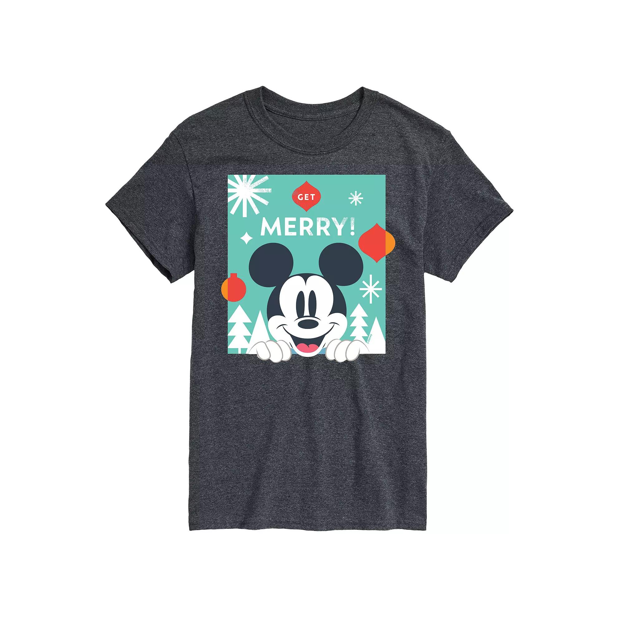 Disney's Big & Tall Get Merry Graphic Tee, Men's,  Product Image