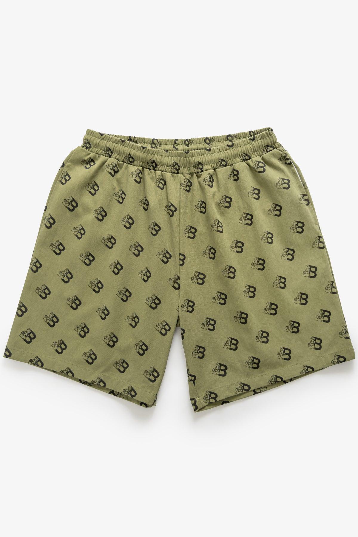 Blacksmith - All Over Grafter Shorts - Olive Product Image