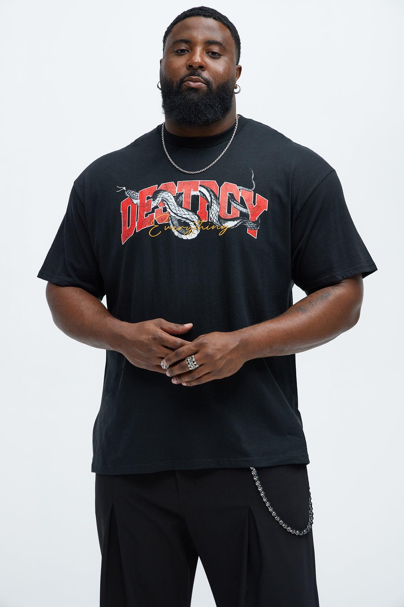 Destroy Everything Short Sleeve Tee - Black Product Image