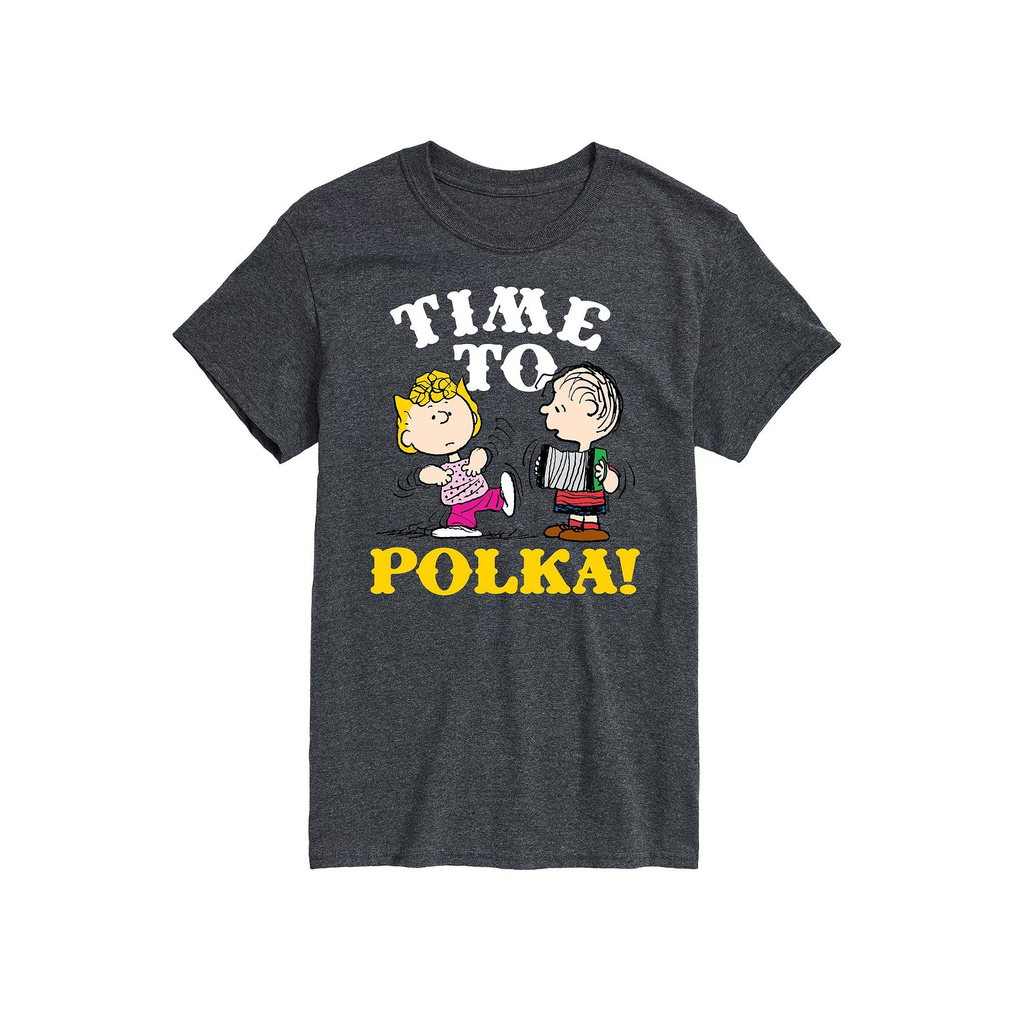 Men's Peanuts Time To Polka Graphic Tee,  Product Image