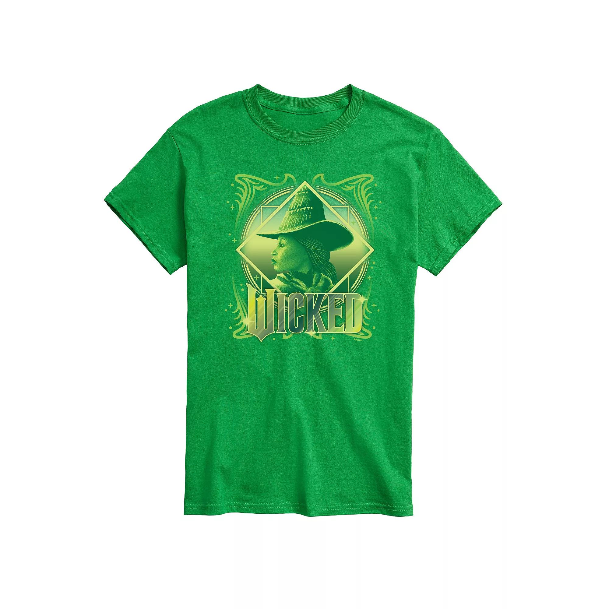 Men's Wicked Elphaba Portrait Graphic Tee,  Product Image