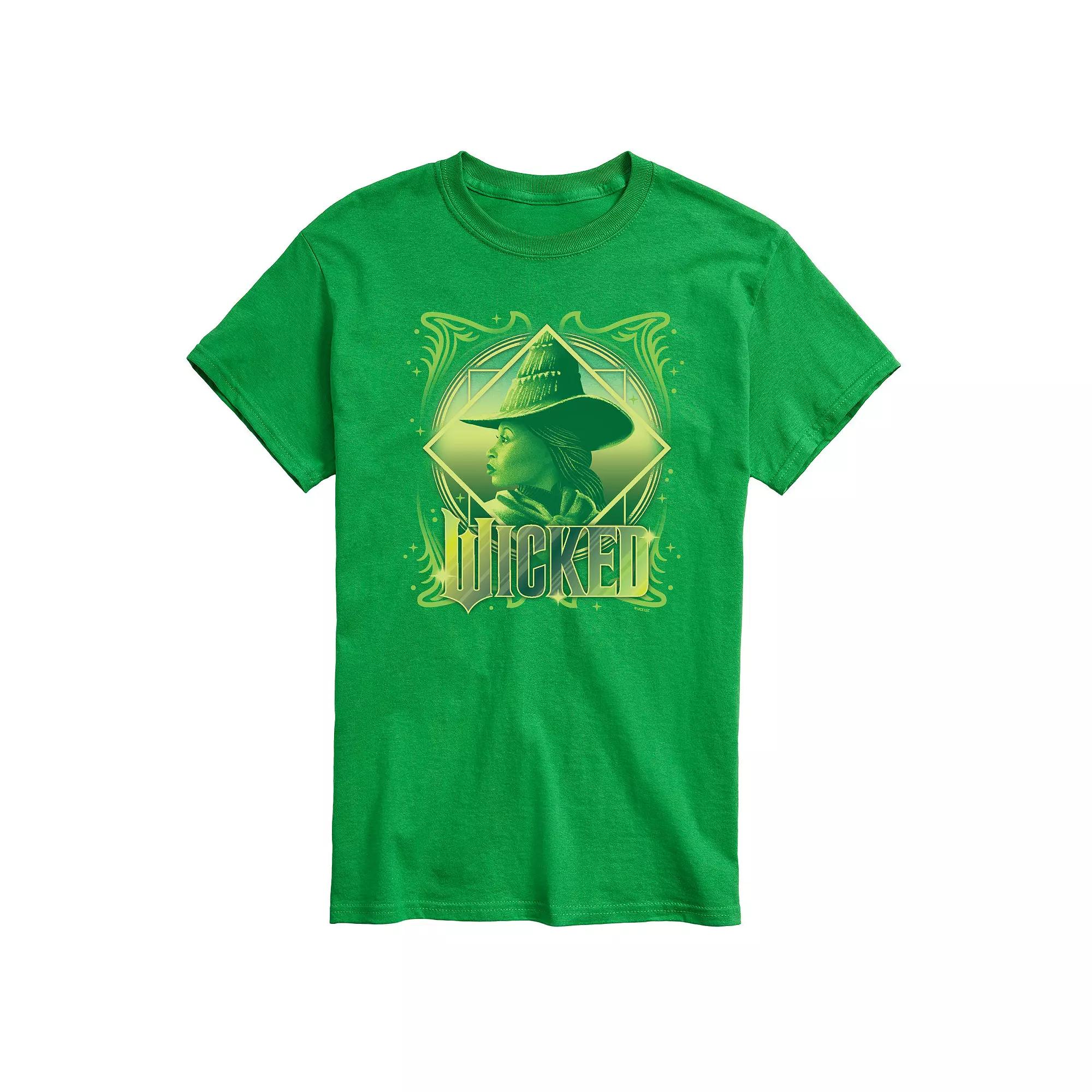 Men's Wicked Elphaba Portrait Graphic Tee,  Product Image