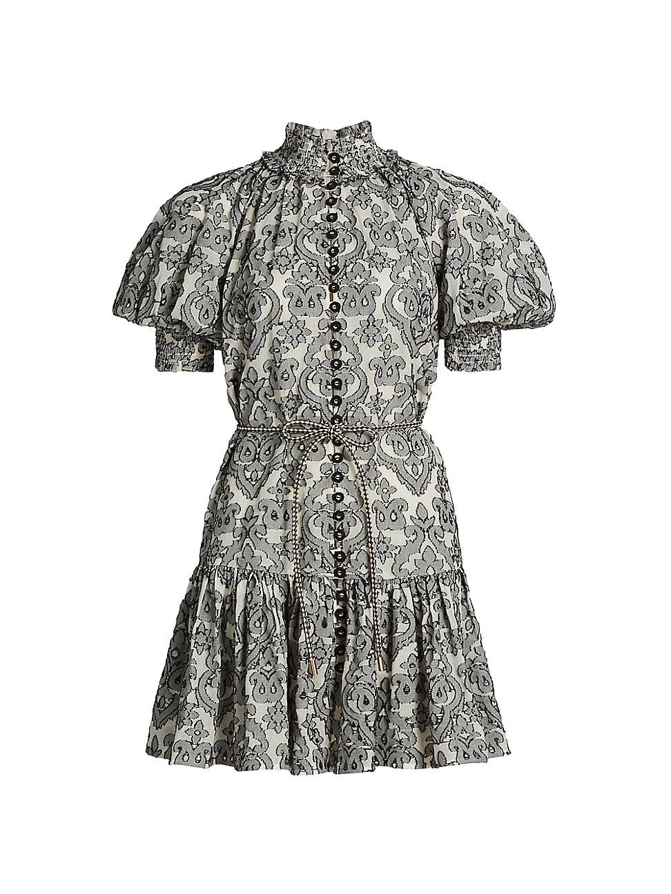 Womens Wylie Lantern Cotton Minidress Product Image