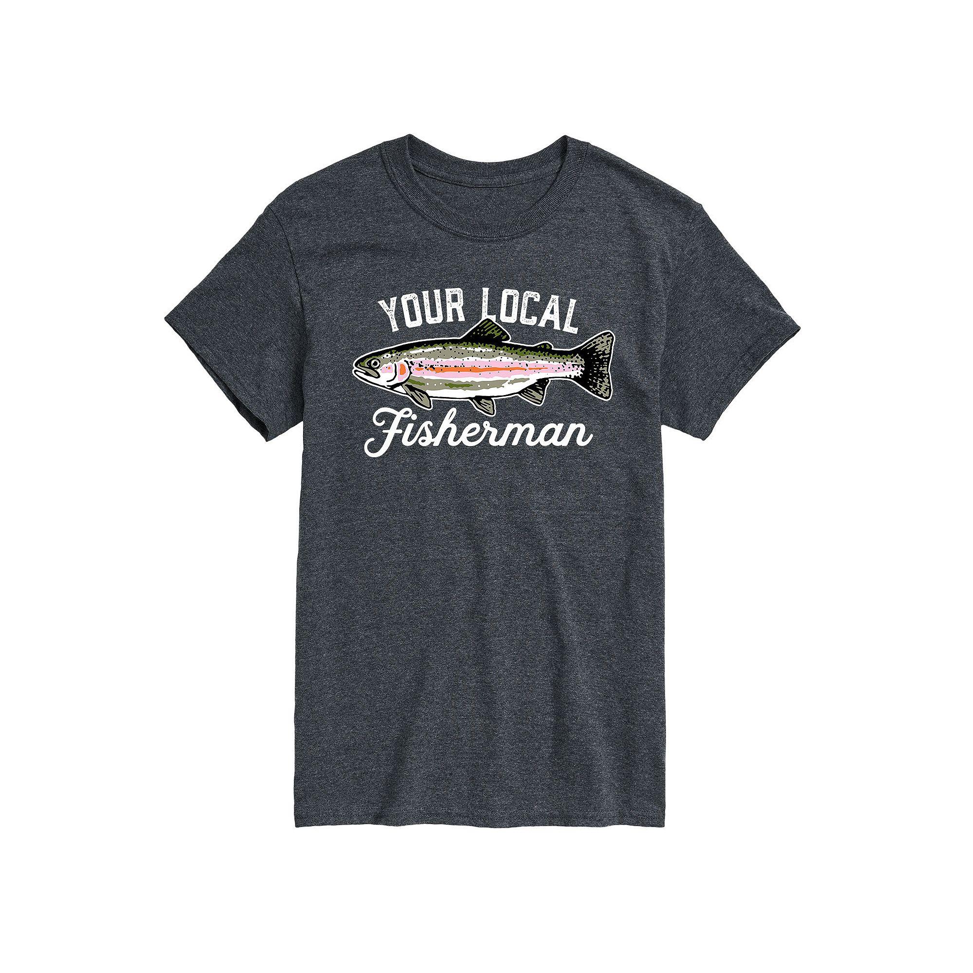 Big & Tall Your Local Fisherman Graphic Tee, Men's,  Product Image