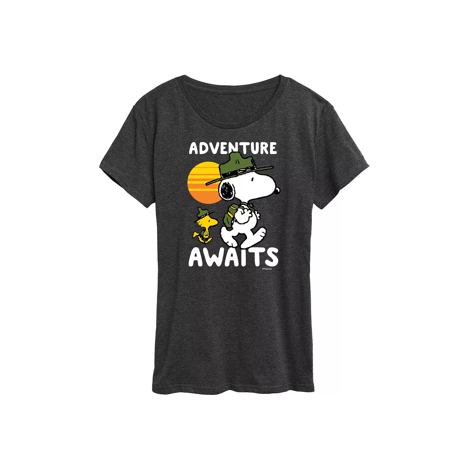 Women's Retro Noel Candles Short Sleeve Graphic Tee, Girl's,  Product Image