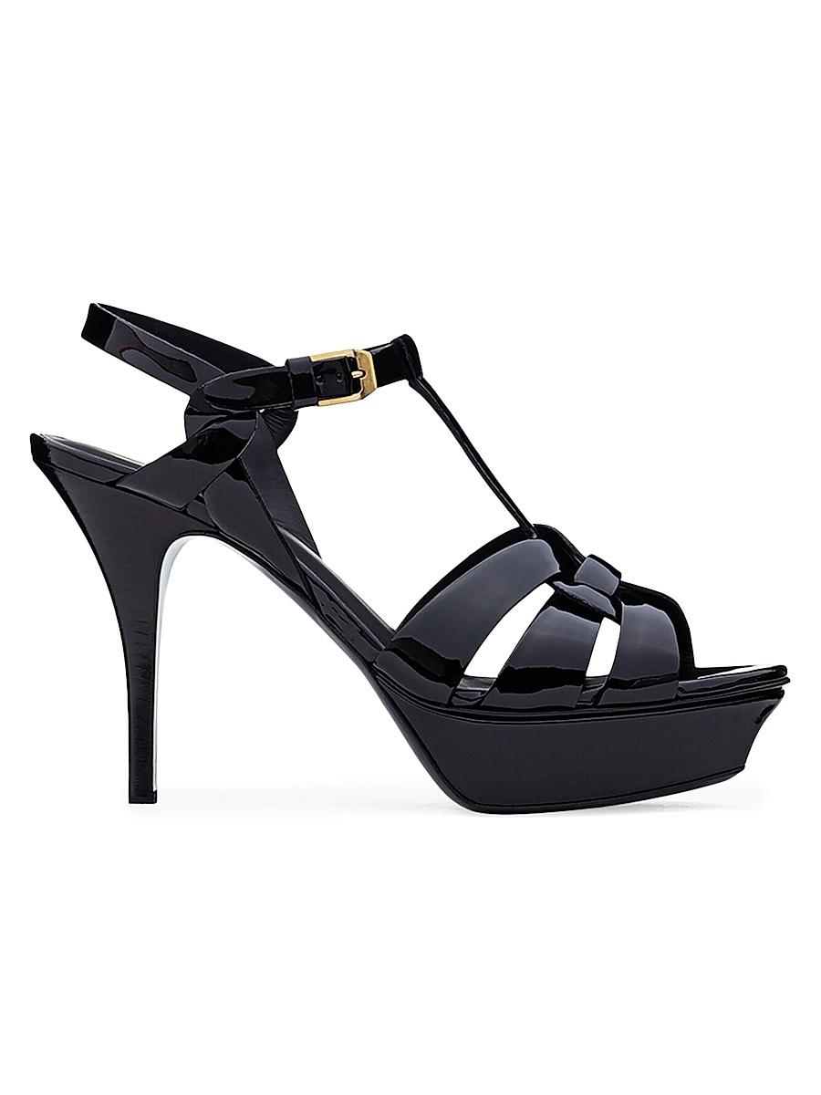 Womens Tribute Platform Sandals in Patent Leather Product Image