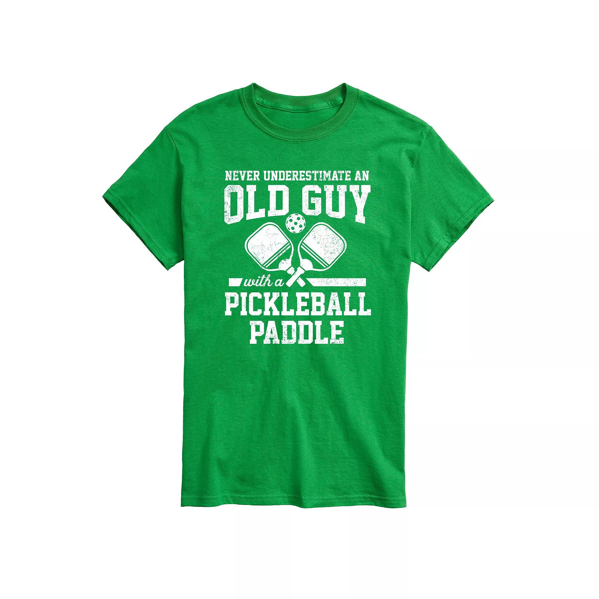 Big & Tall Old Guy Pickleball Tee, Men's,  Product Image