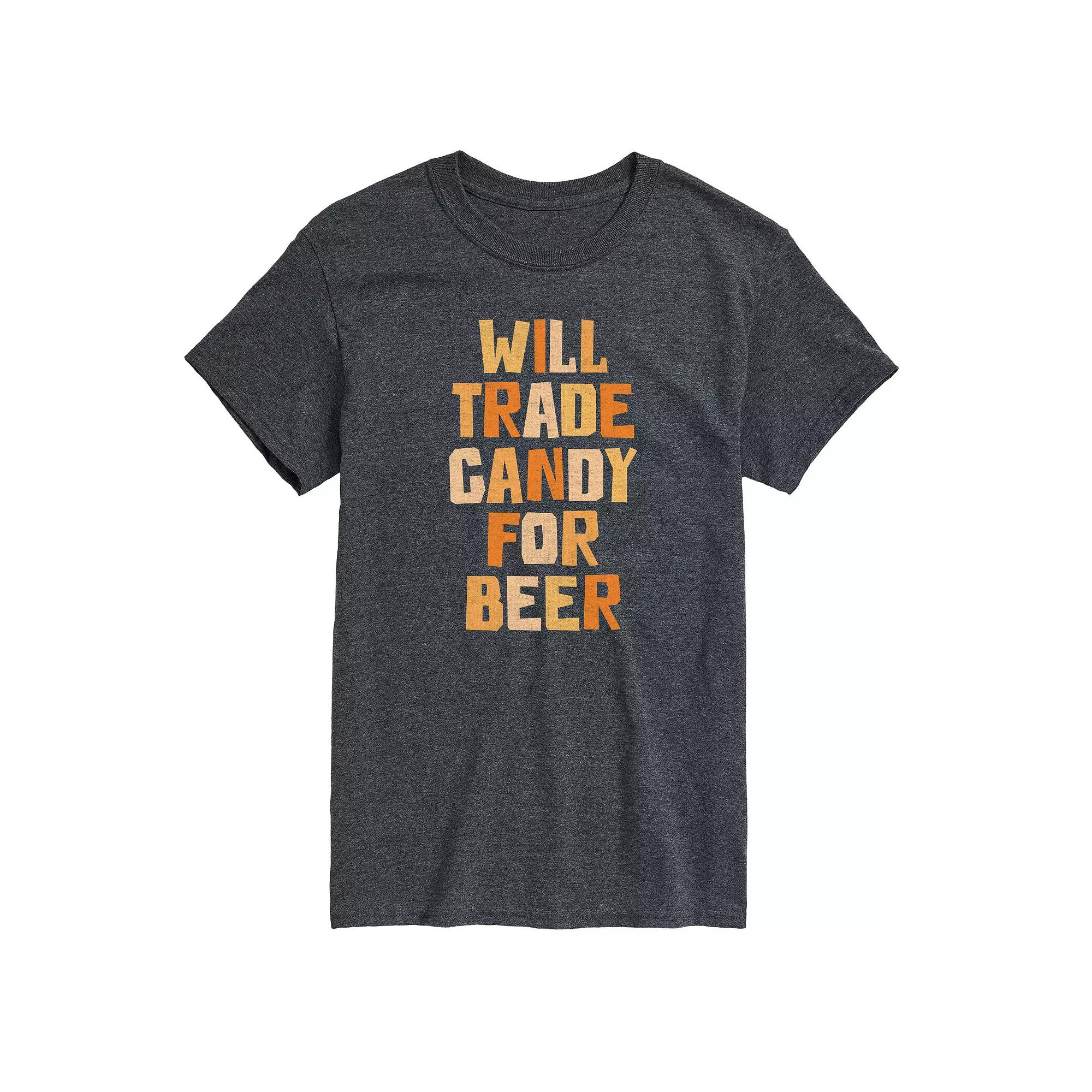 Men's Will Trade Candy For Beer Graphic Tee,  Product Image
