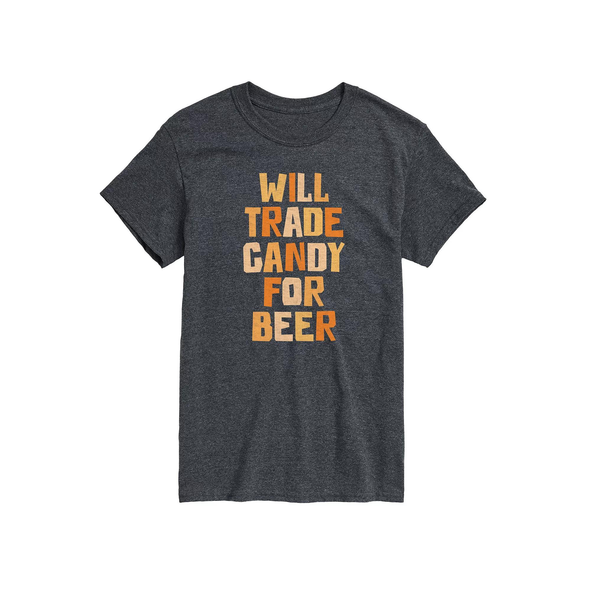 Men's Will Trade Candy For Beer Graphic Tee,  Product Image