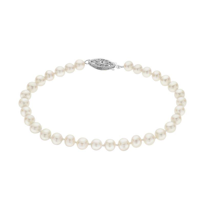 PearLustre by Imperial 5-5.5 mm Freshwater Cultured Pearl Bracelet - 7 in., Women's,  Product Image
