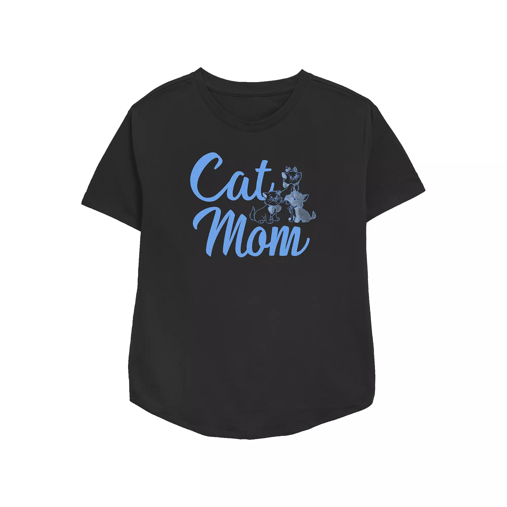 Disney's The Nightmare Before Christmas Jack Skellington And Sally Stamp Women's Relaxed Fit Graphic Tee,  Product Image