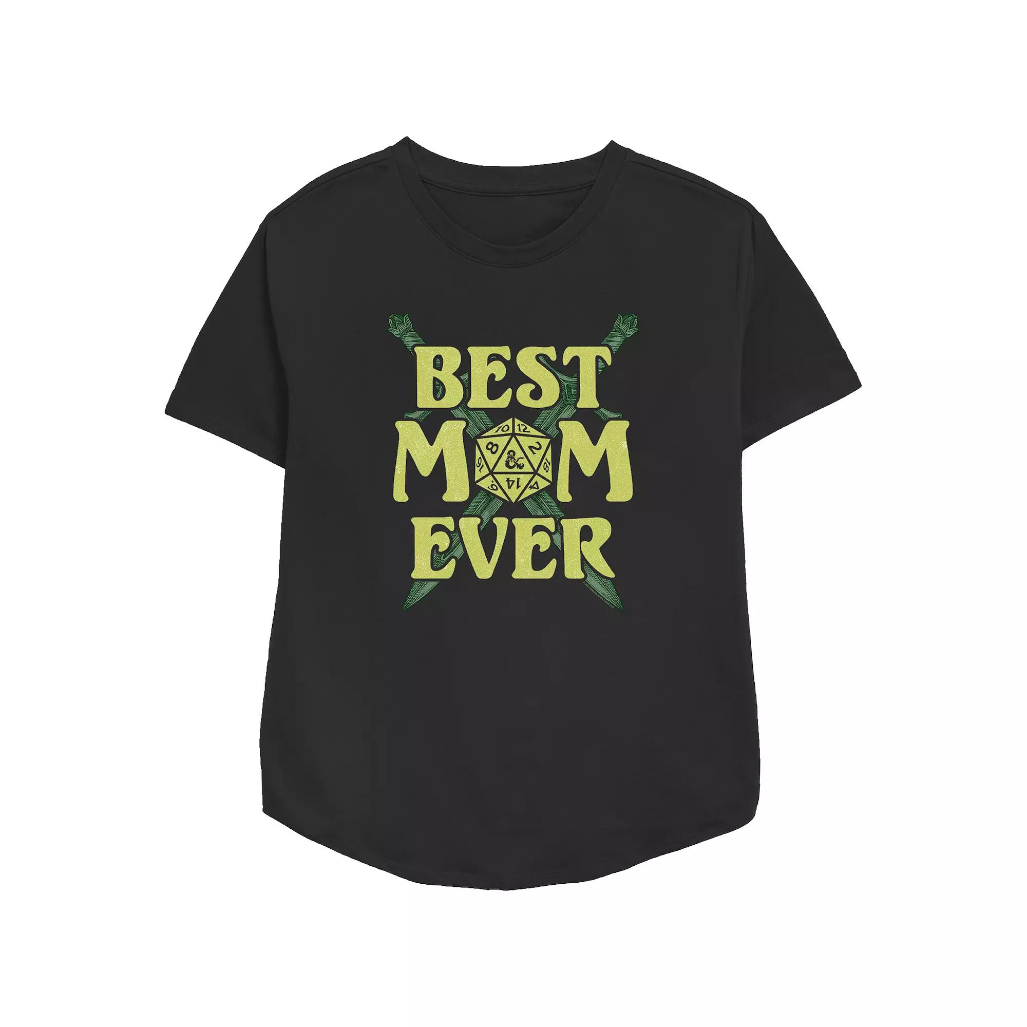 Women's Dungeons & Dragons Best Mom Ever Relaxed Fit Graphic Tee,  Product Image