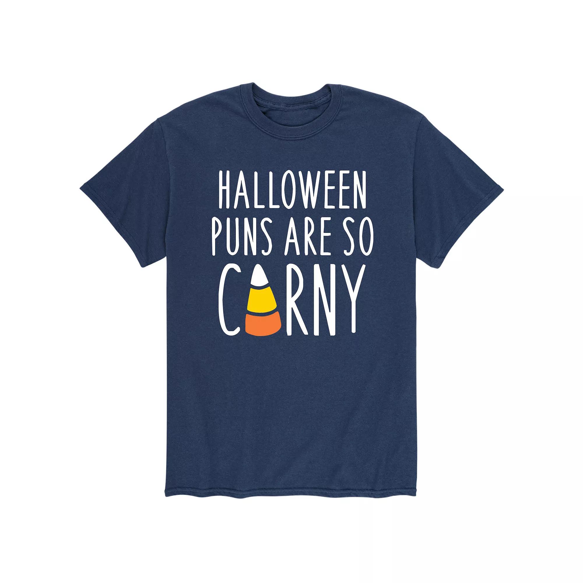Men's Halloween Puns Tee,  Product Image
