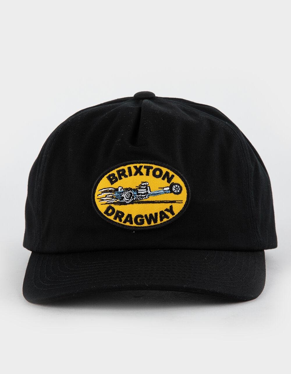 BRIXTON Dragway Snapback Hat - BLACK Product Image