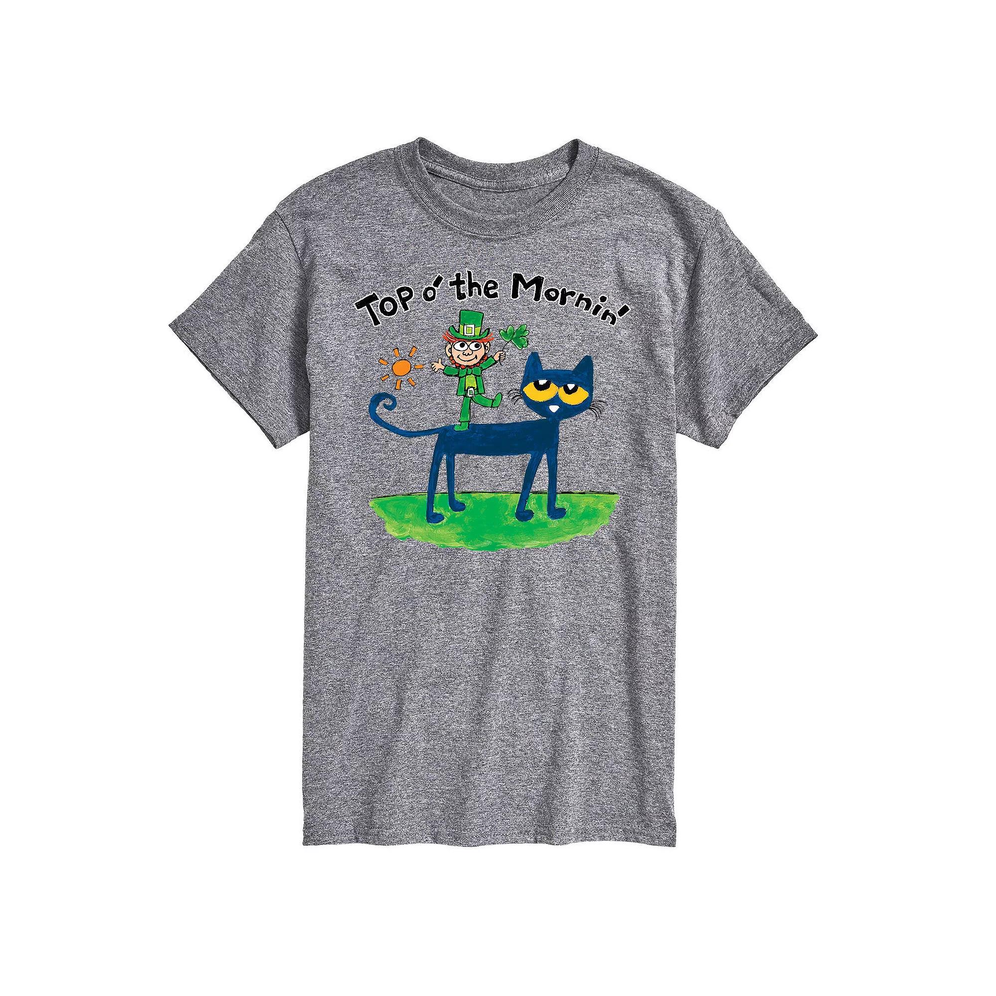 Big & Tall Pete The Cat Top O The Mornin' Tee, Men's,  Product Image